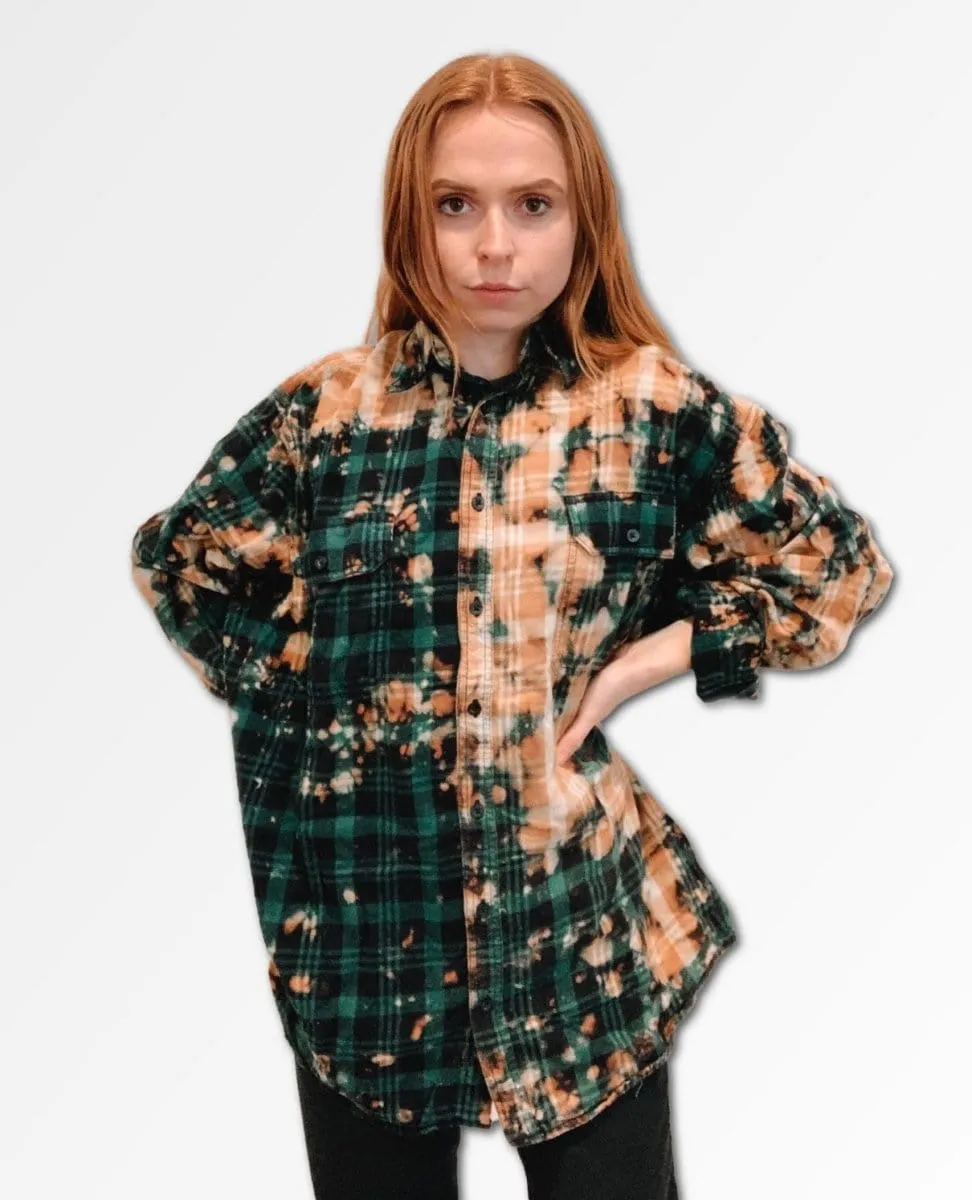 #4 Honey Dew Mellon Outlaw Flannel- One Size