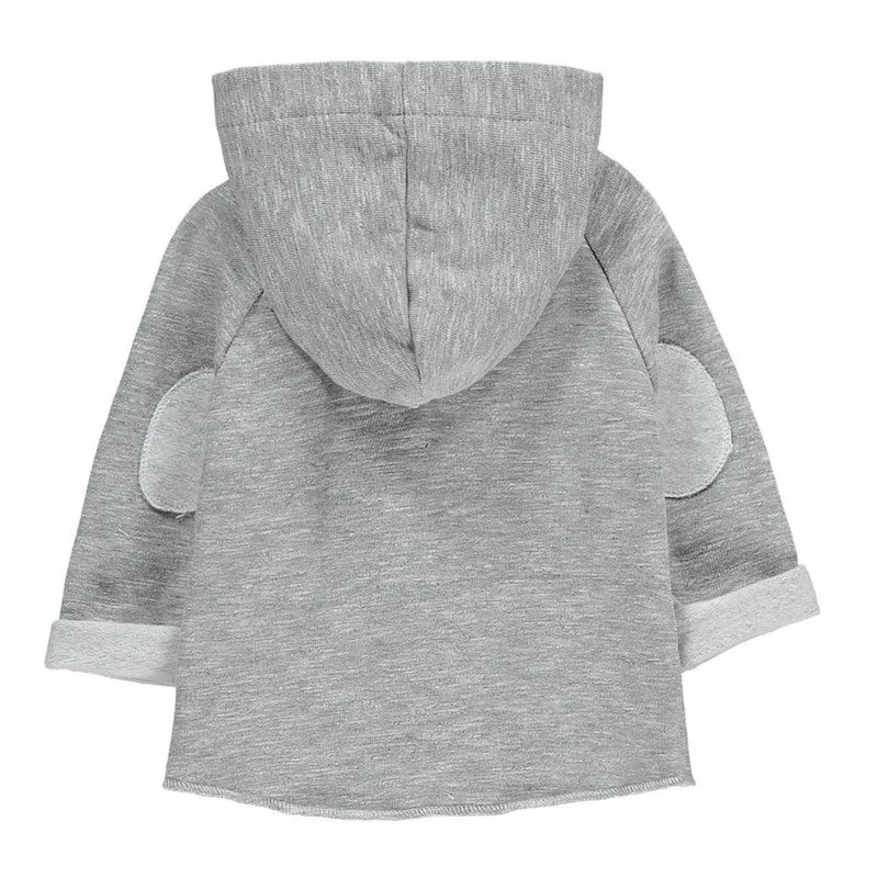 ALAN HOOD JACKET - Light grey