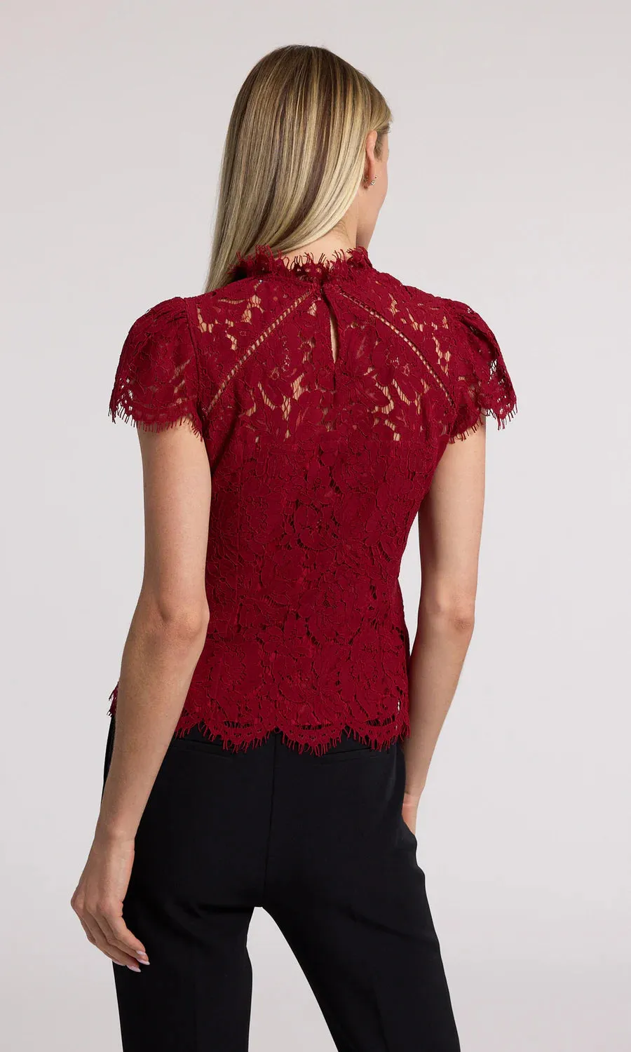 Ambrose Lace Top - Scarlett