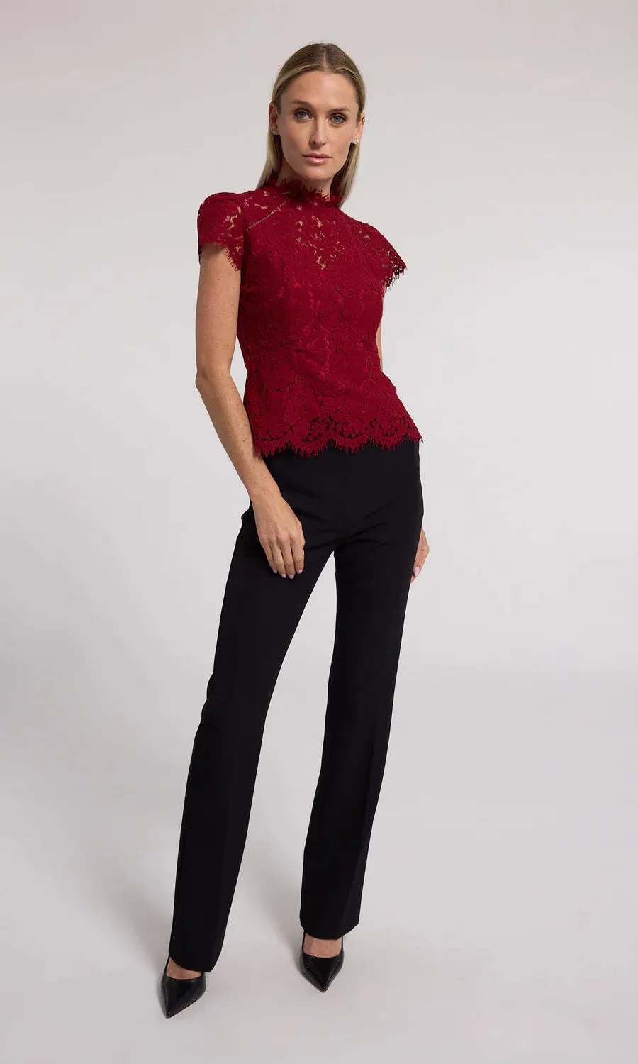 Ambrose Lace Top - Scarlett