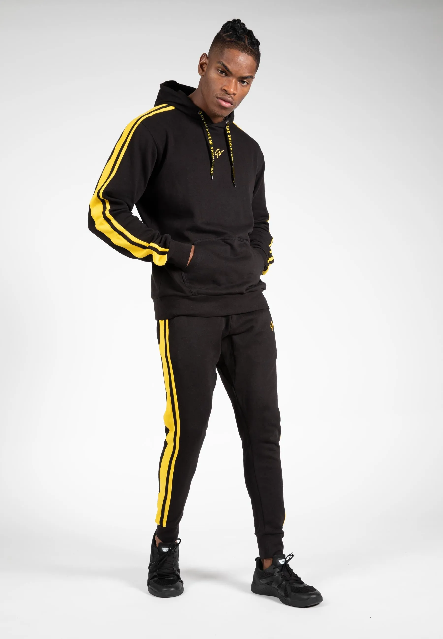 Banks Oversized Hoodie - Black/Yellow