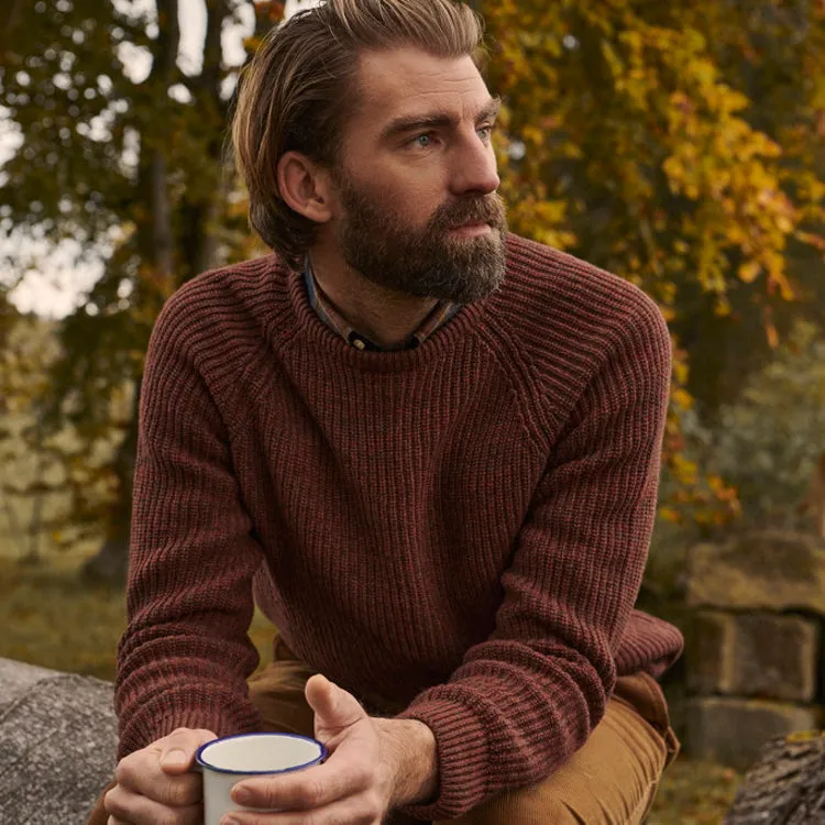 Barbour Horseford Crew Neck Sweater - Cinnamon