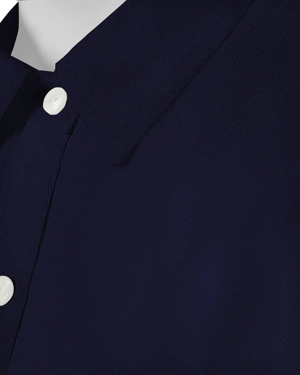 Brizo Bamboo Twill Button Down - Navy