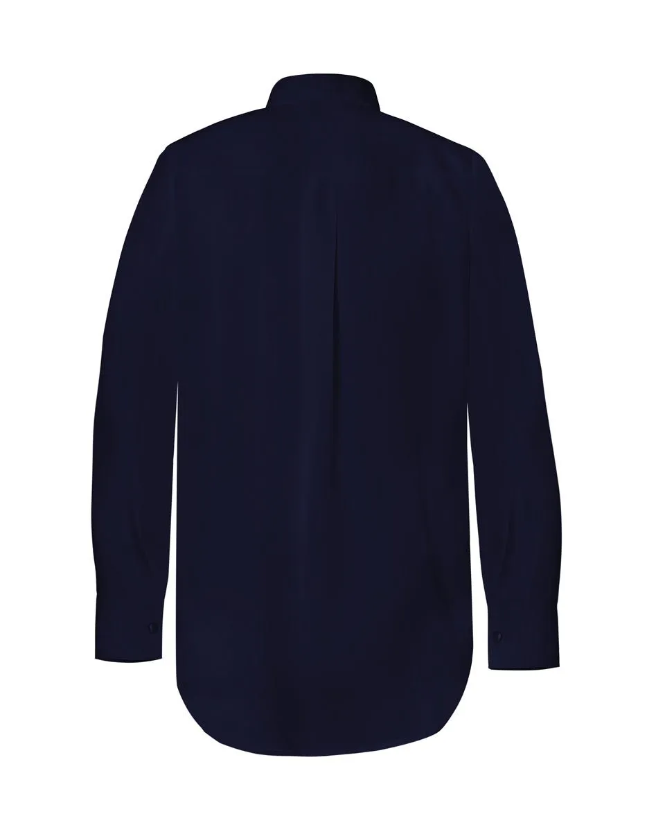 Brizo Bamboo Twill Button Down - Navy