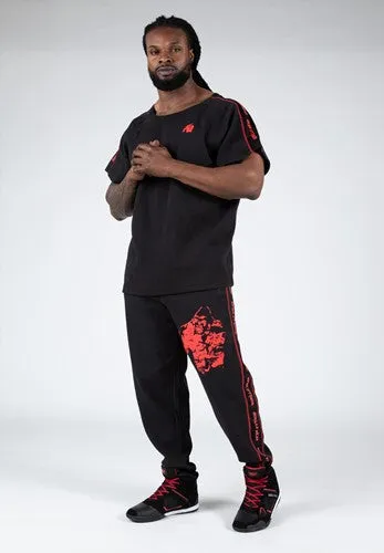 Buffalo Old School Workout Pants - Schwarz/Rot