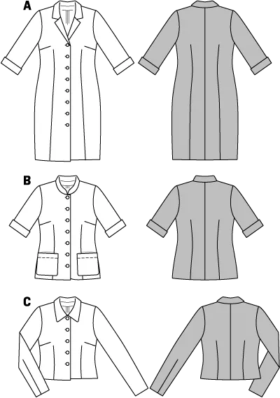 Burda Pattern 6760 Dresses (10-22)