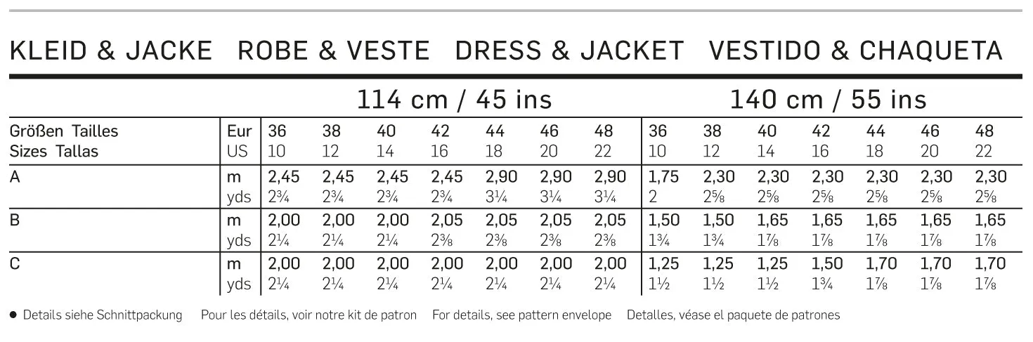 Burda Pattern 6760 Dresses (10-22)