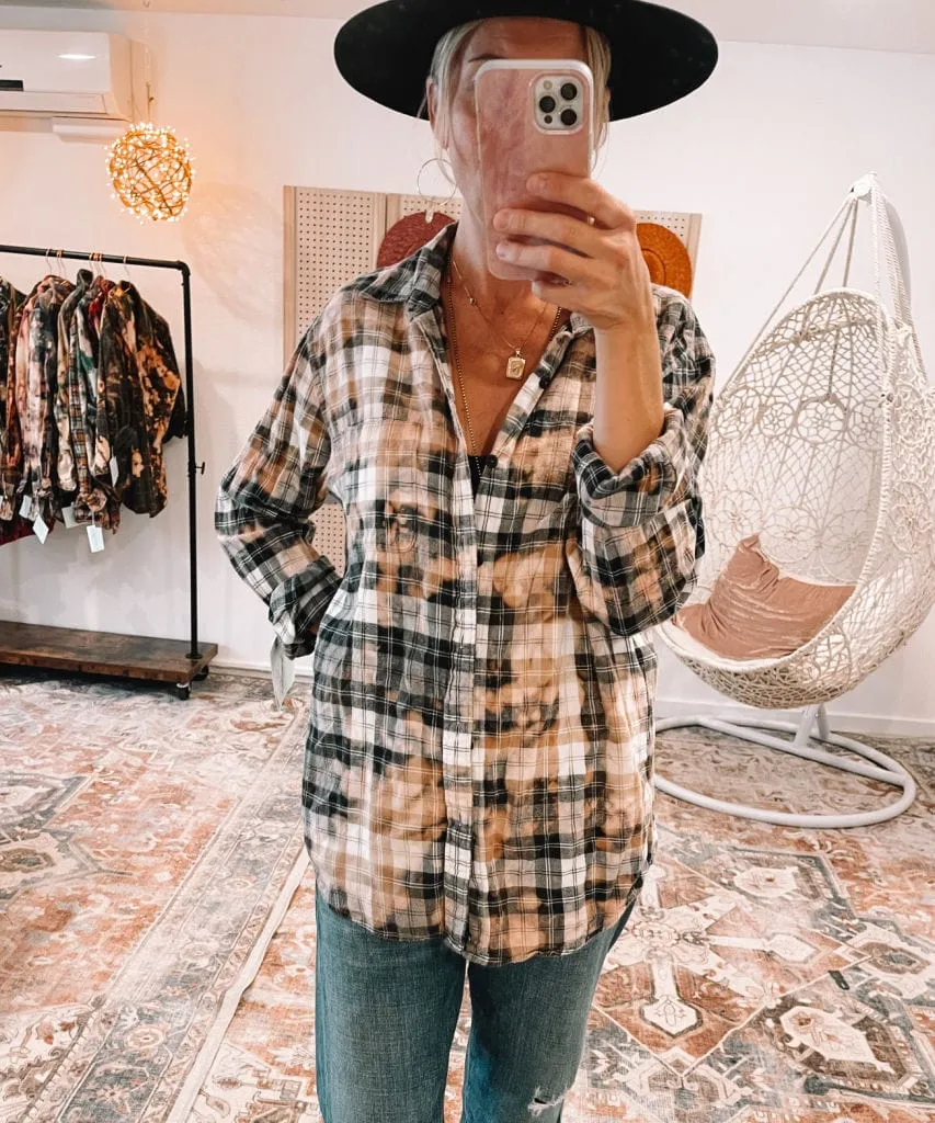 Carmel Outlaw Flannel- One Size