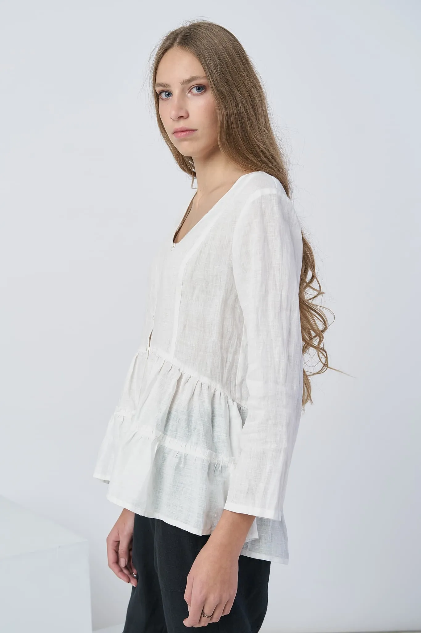Casual linen blouse Vaiva