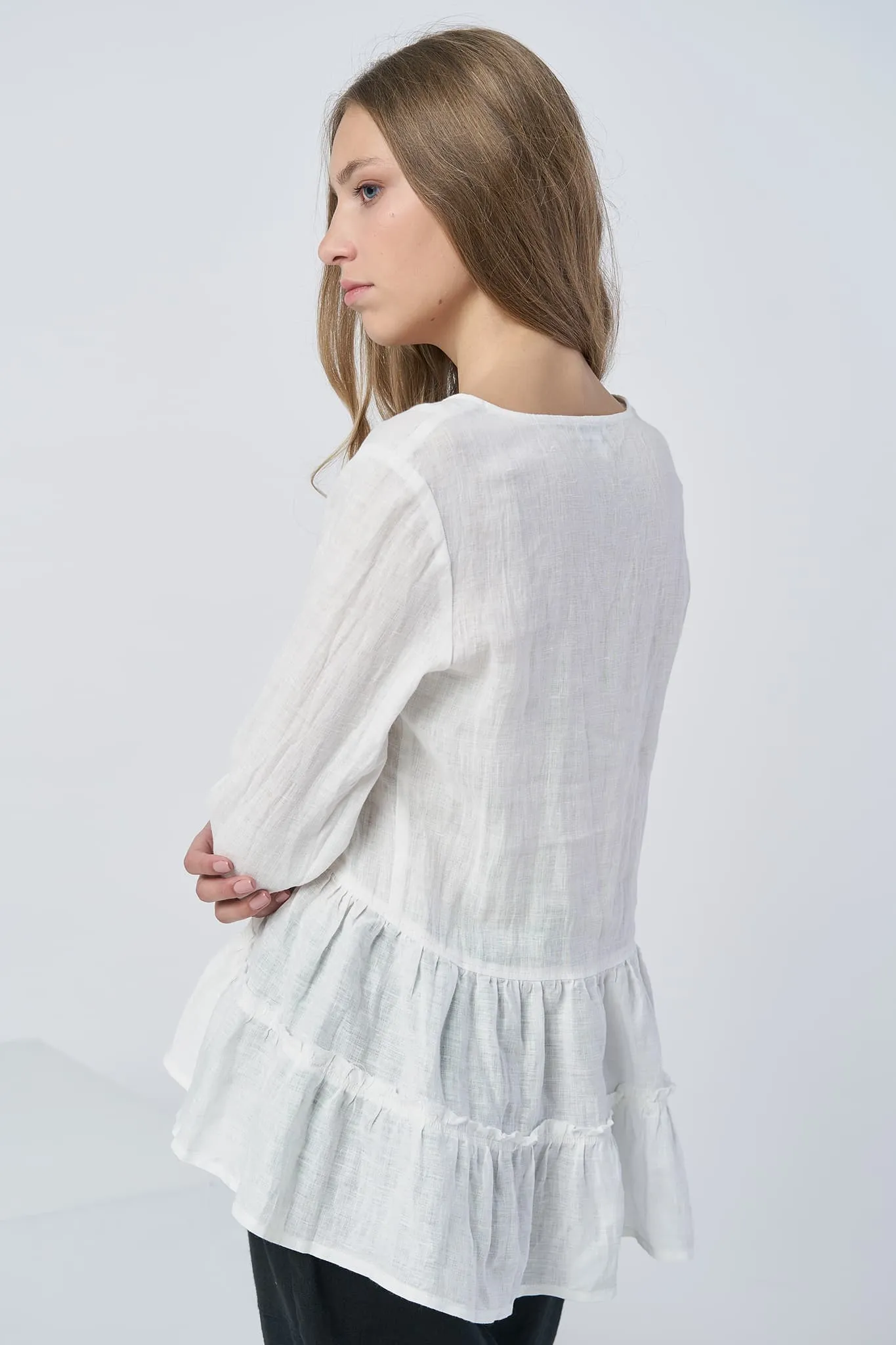 Casual linen blouse Vaiva