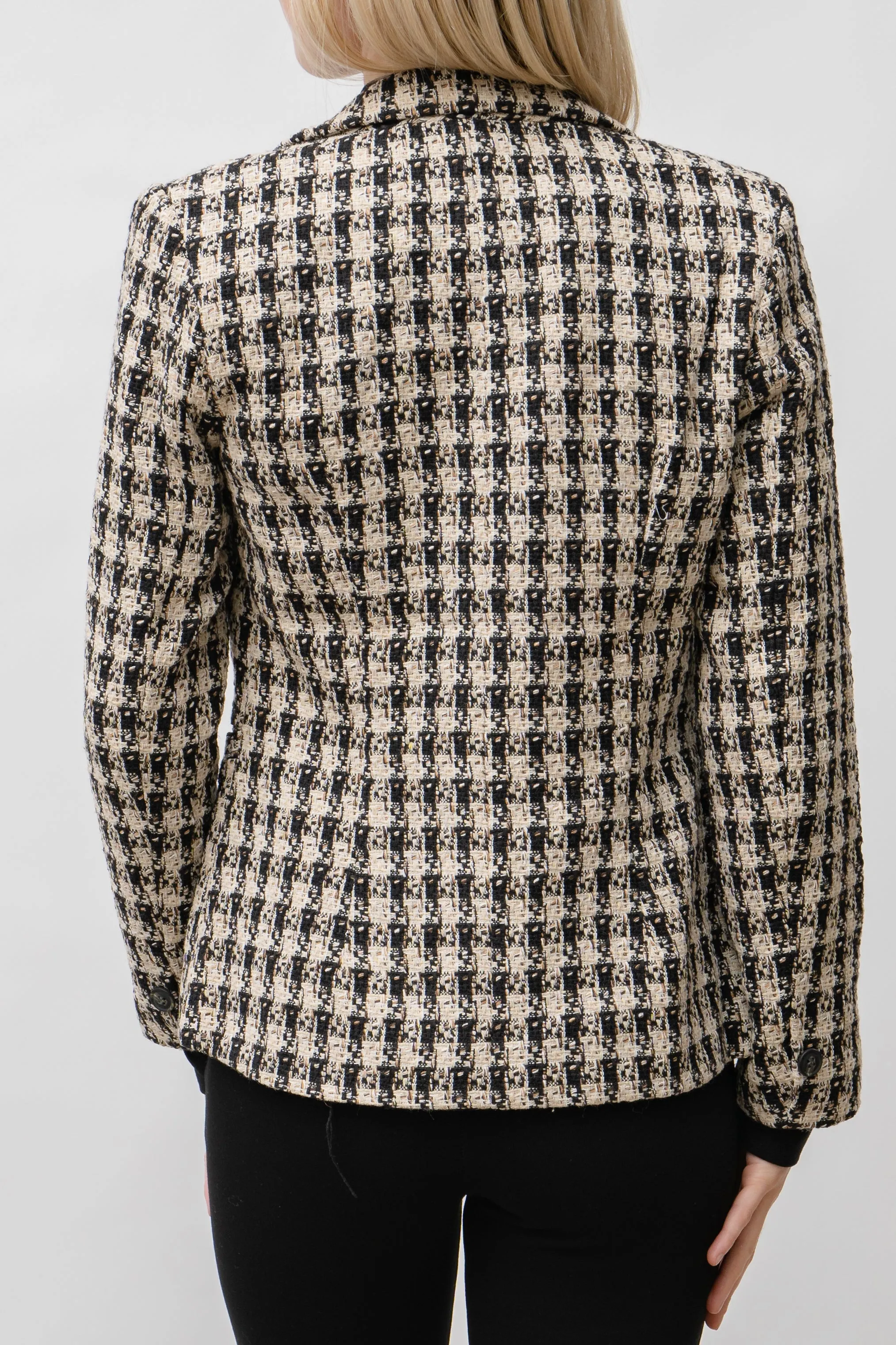 Chic  & Classy Houndstooth Blazer