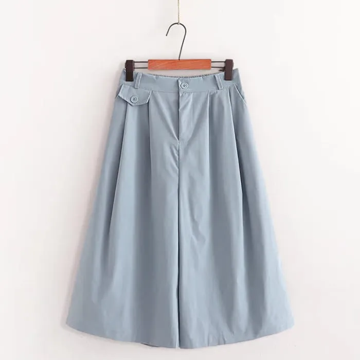 Chic Printed T-Shirt Casual Wide Leg Pants Set