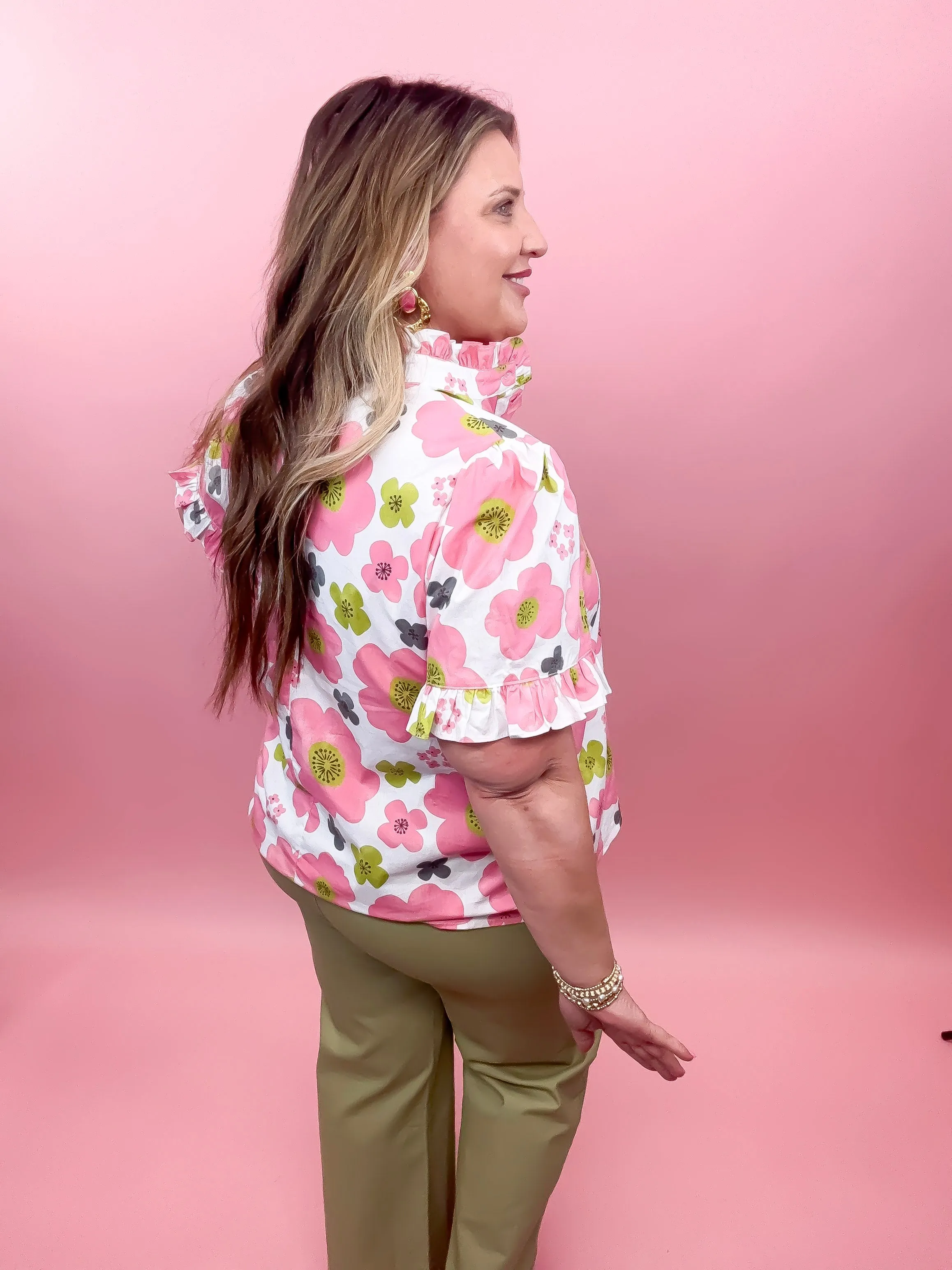 Chic Wide Leg Pants | Light Olive