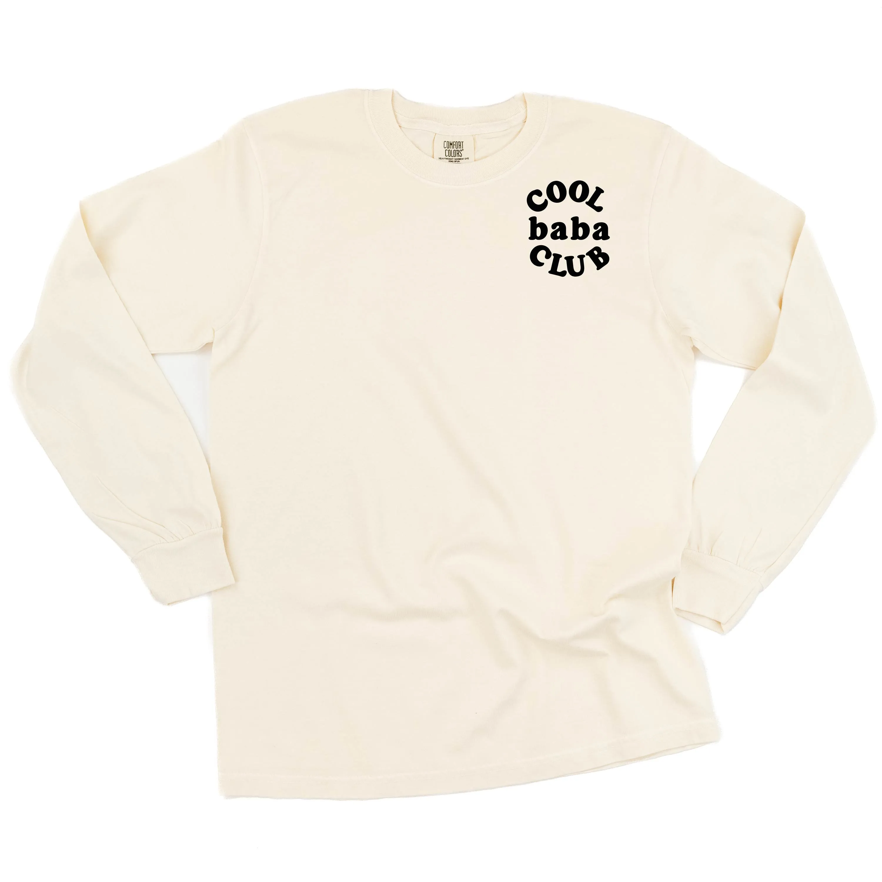 COOL Baba CLUB - Pocket Design - LONG SLEEVE COMFORT COLORS TEE