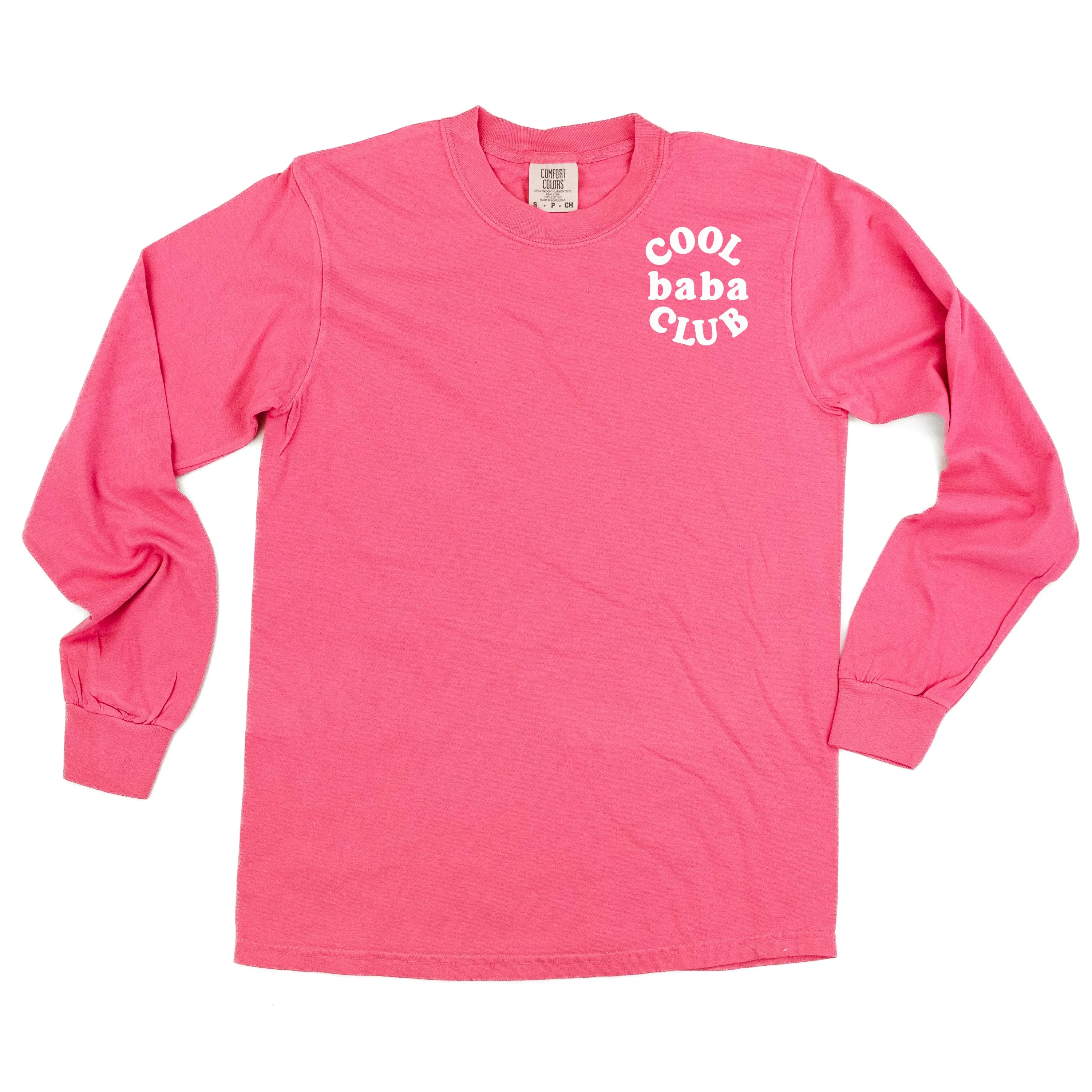 COOL Baba CLUB - Pocket Design - LONG SLEEVE COMFORT COLORS TEE