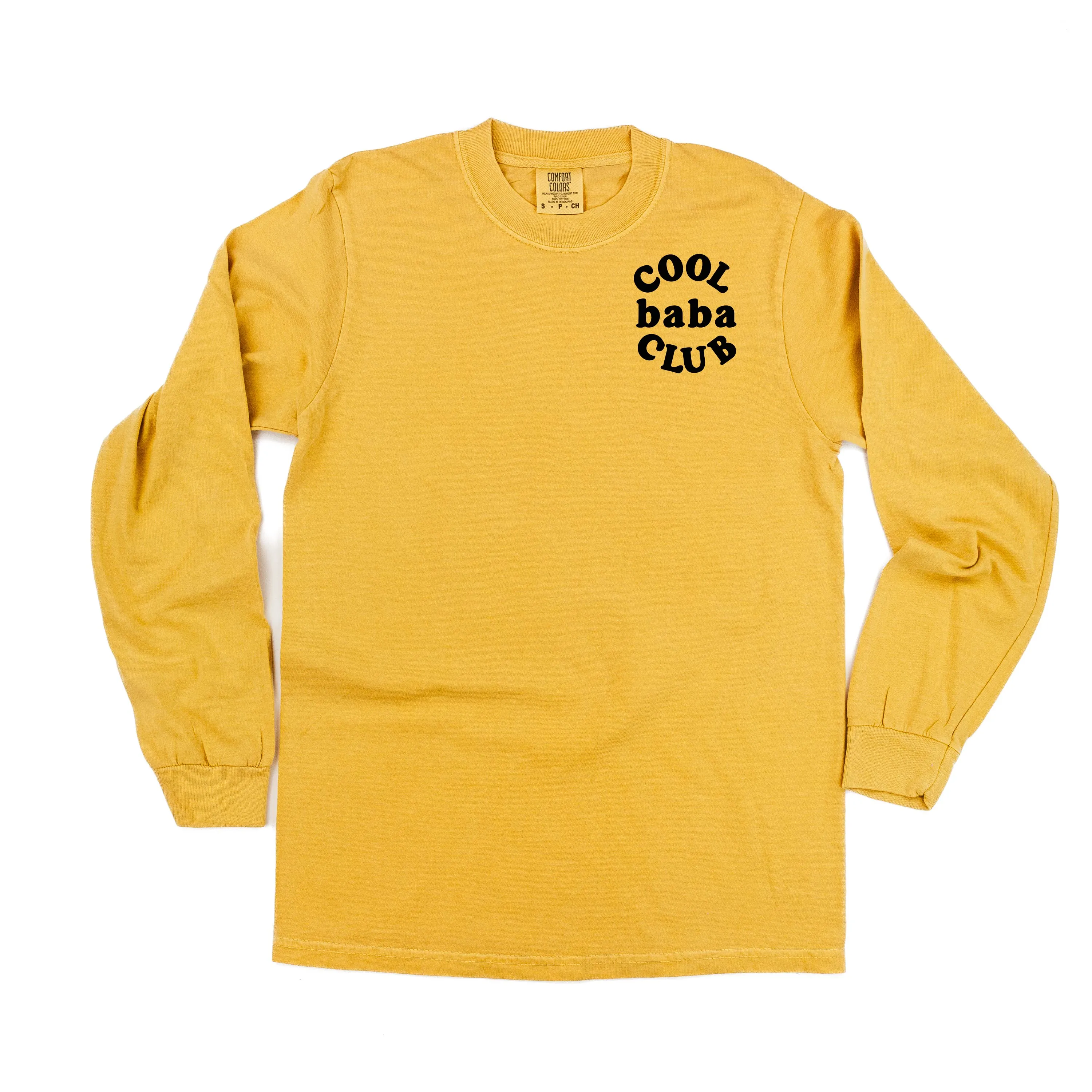 COOL Baba CLUB - Pocket Design - LONG SLEEVE COMFORT COLORS TEE