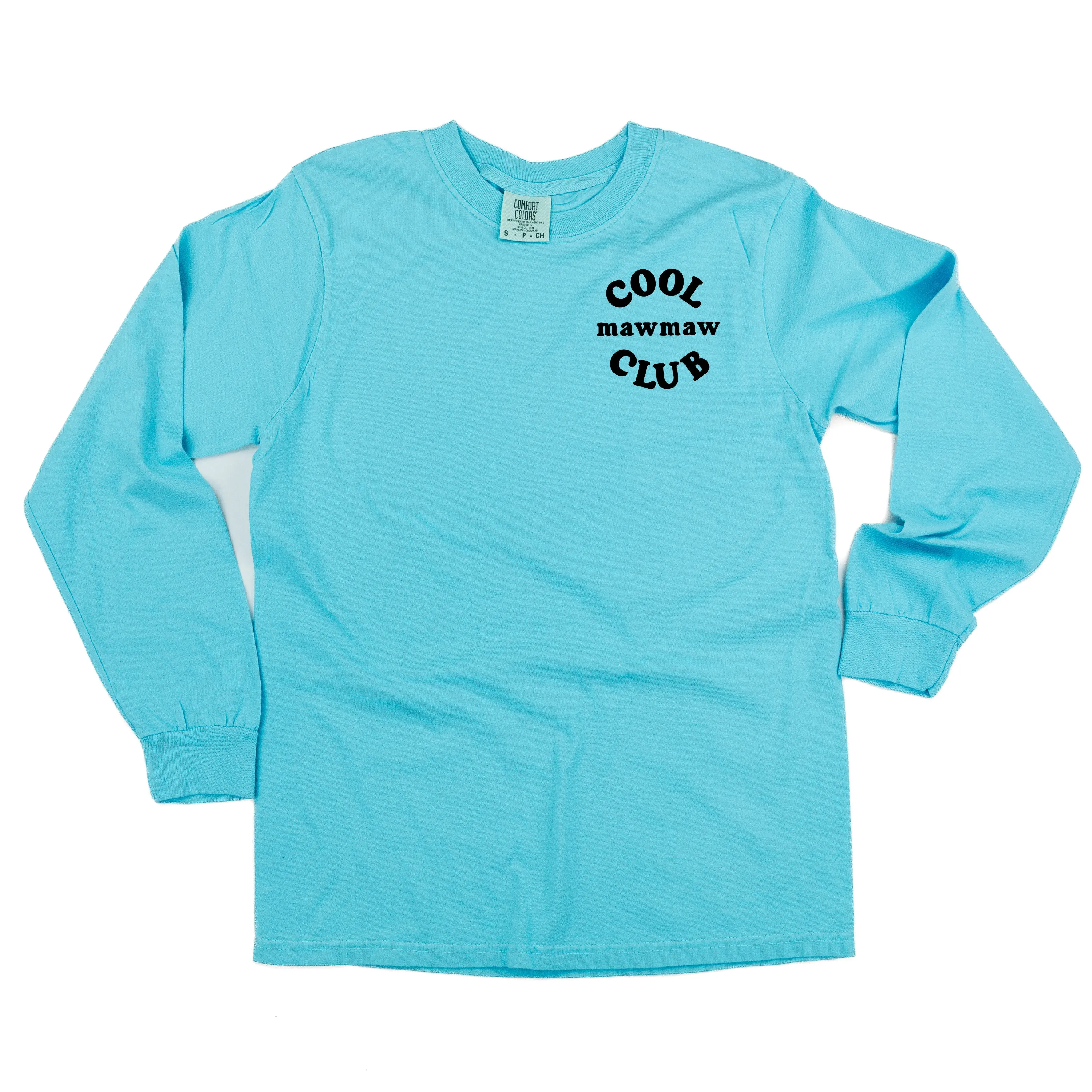 COOL Mawmaw CLUB - Pocket Design - LONG SLEEVE COMFORT COLORS TEE