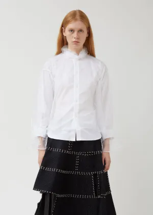 Cotton Broad Organdy Shirt