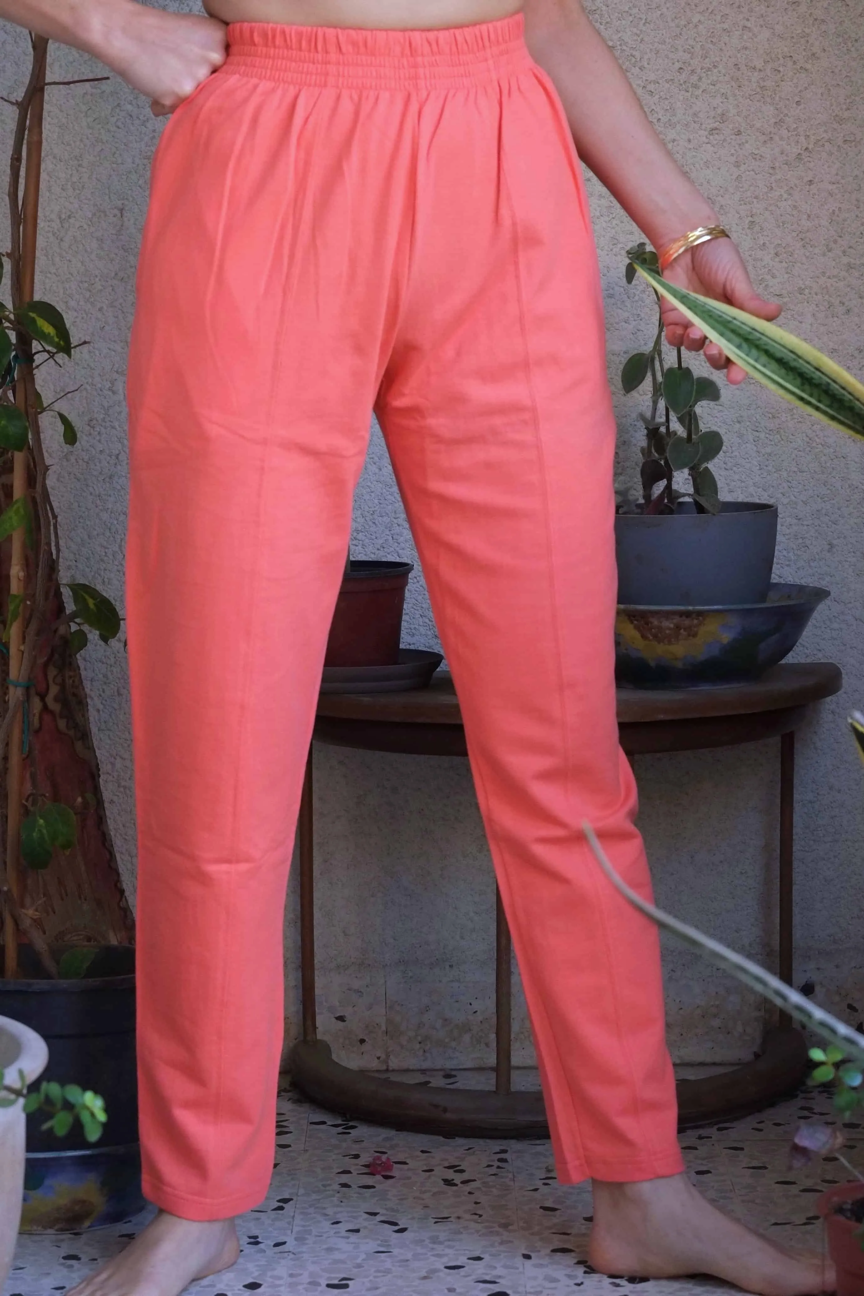 COTTON Solid Jogging Pants