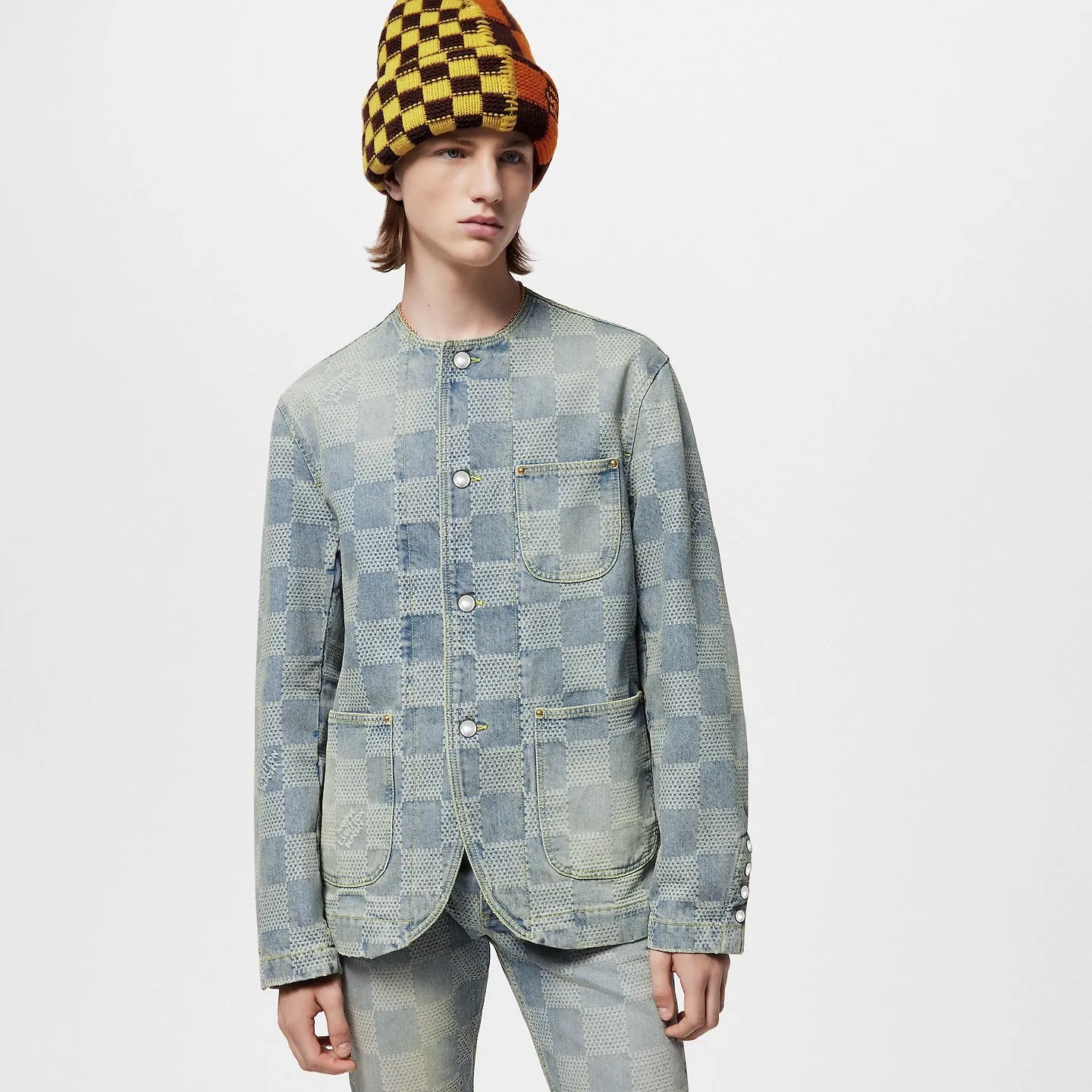 Damier Denim Chic Jacket