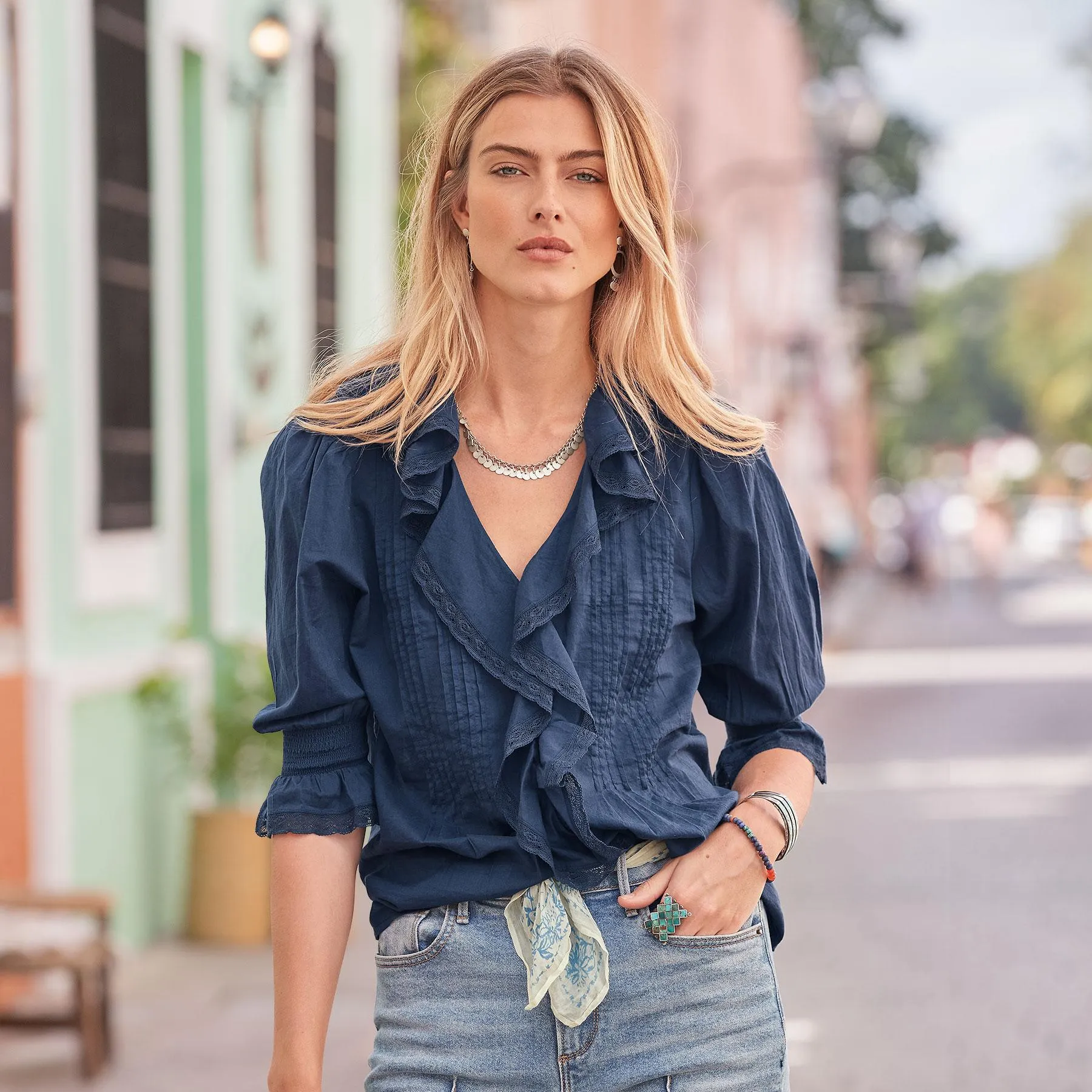 Darcy Ruffle Top