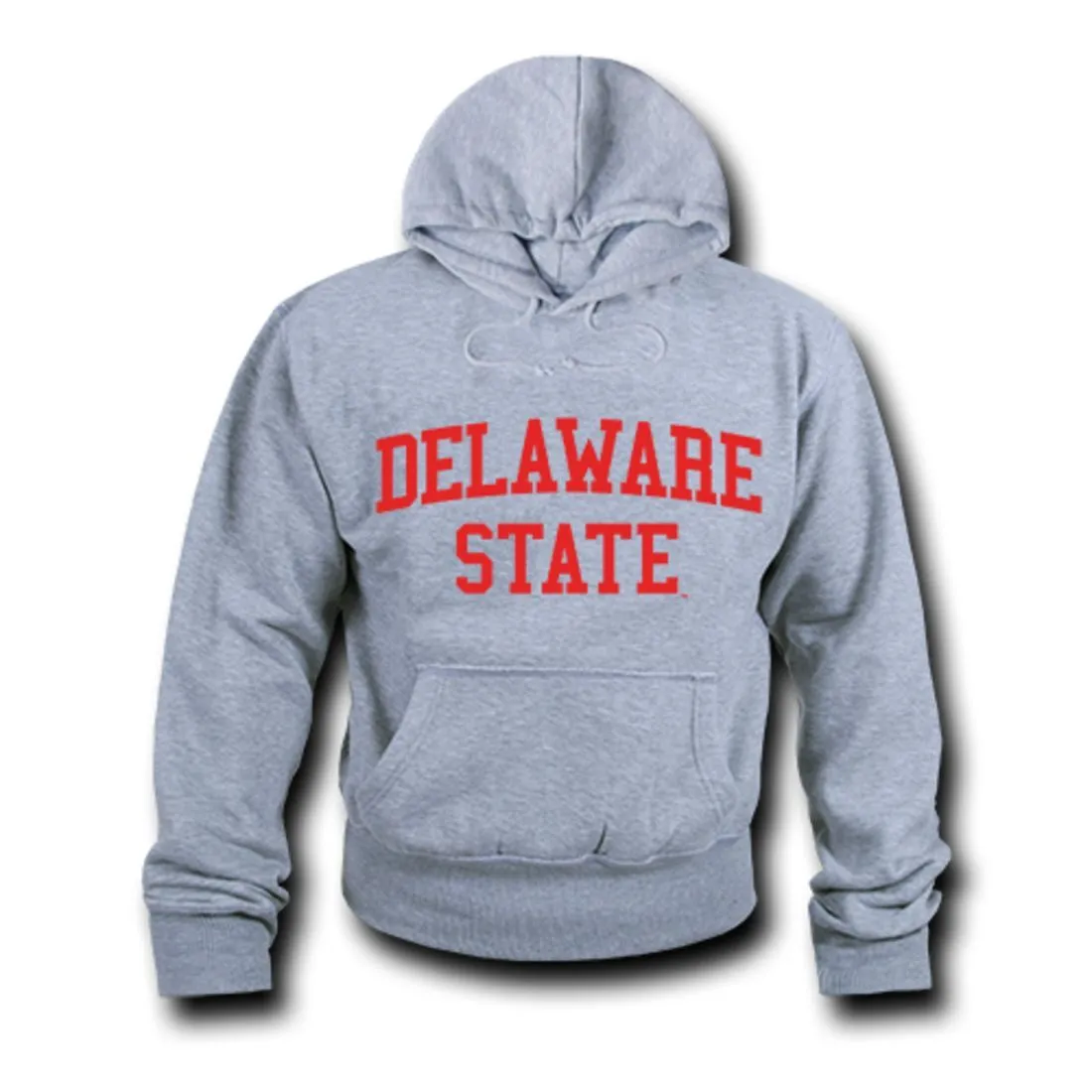 DSU Delaware State University Game Day Hoodie Sweatshirt Heather Grey