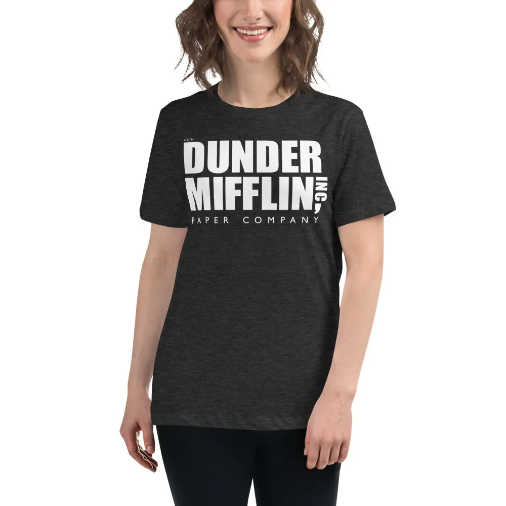Dunder Mifflin Logo Women's Relaxed T-Shirt