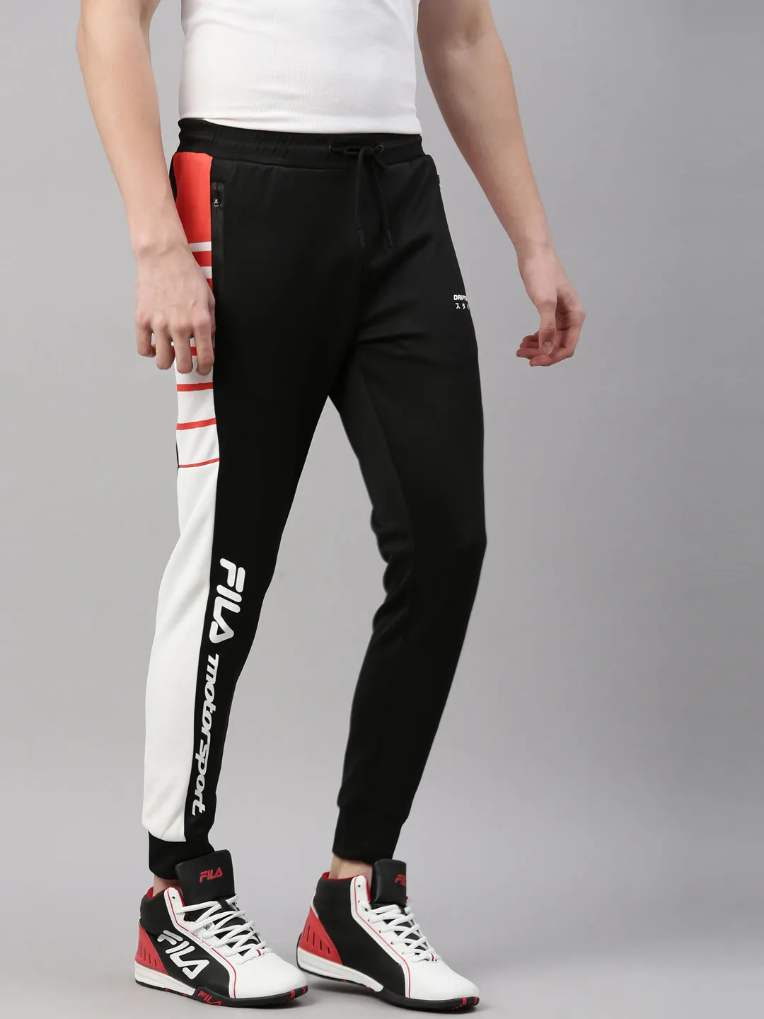 Fila Grey Milofer Men's Cuffed Joggers