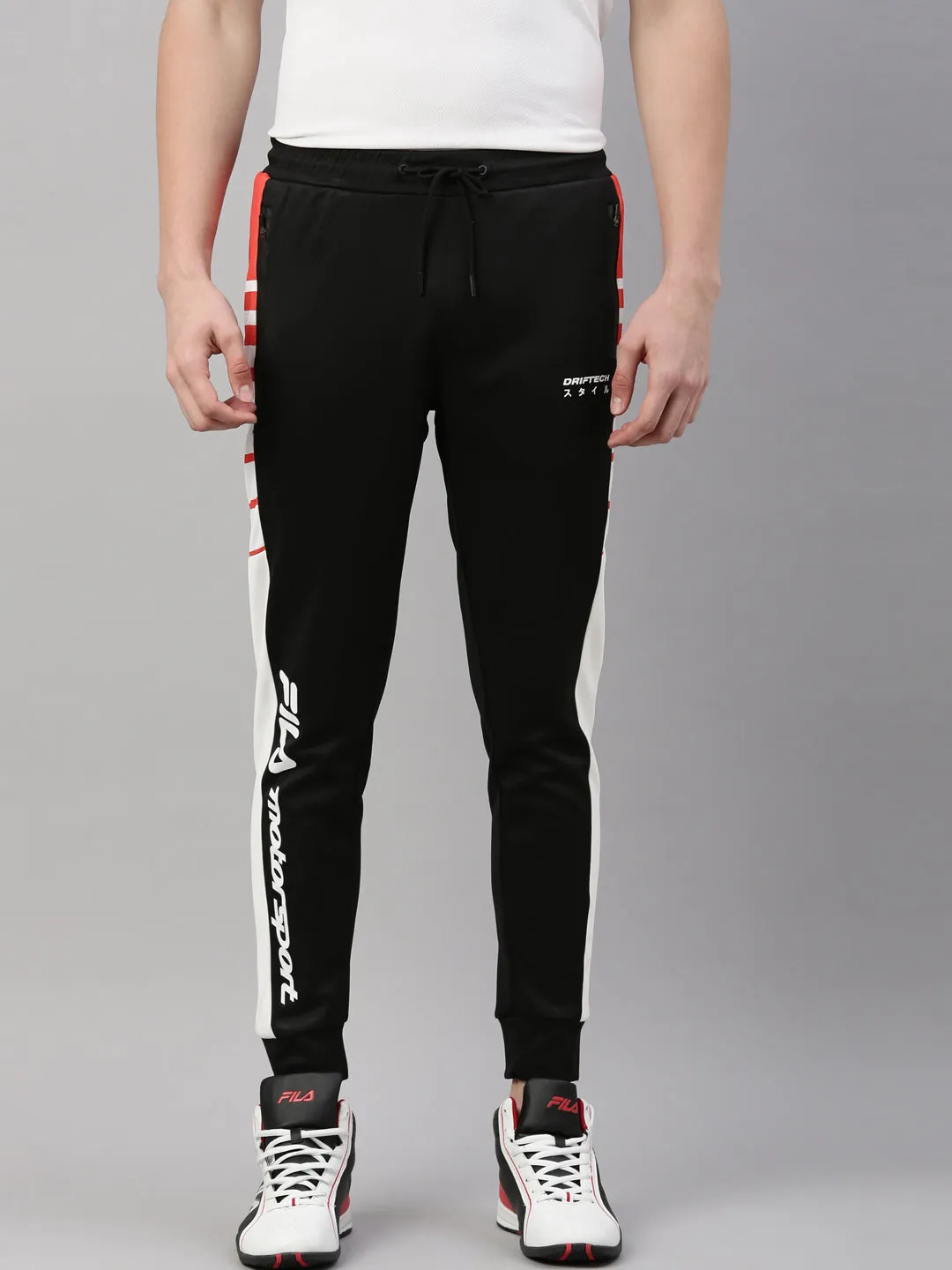 Fila Grey Milofer Men's Cuffed Joggers