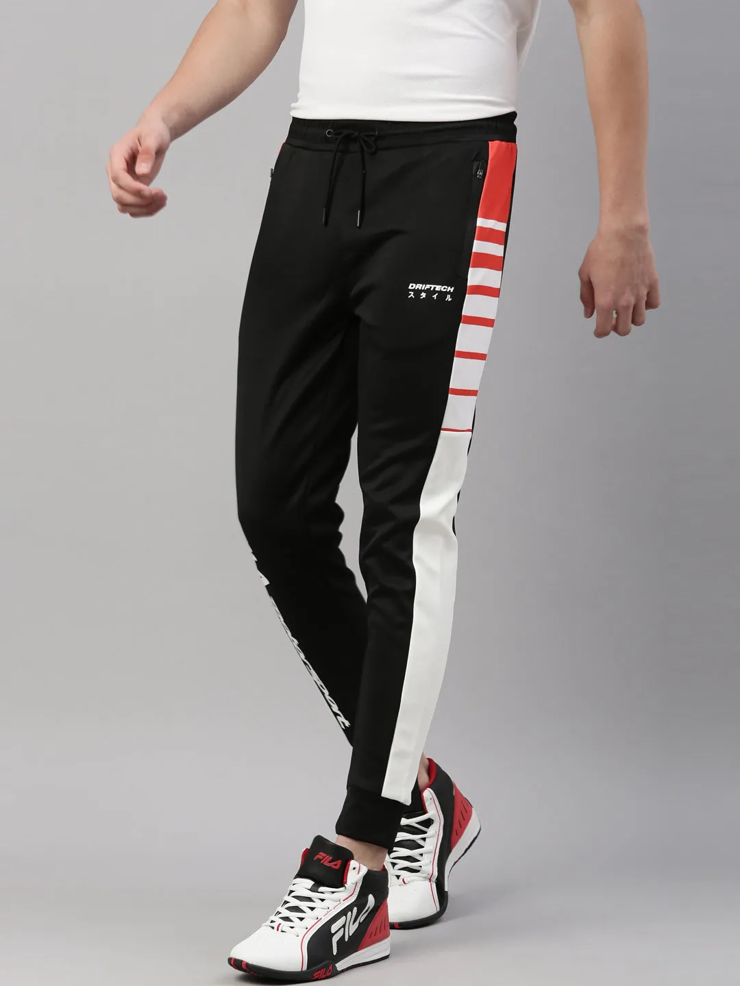 Fila Grey Milofer Men's Cuffed Joggers