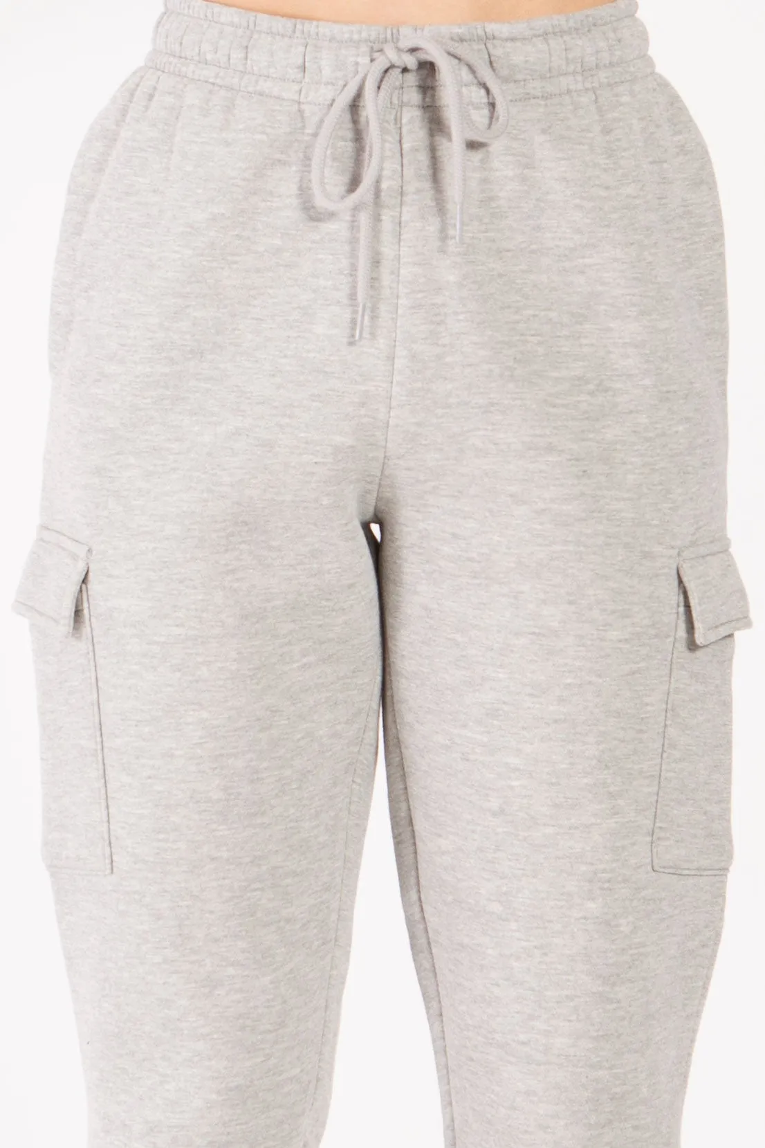 Fleece Cargo Jogger Sweatpants