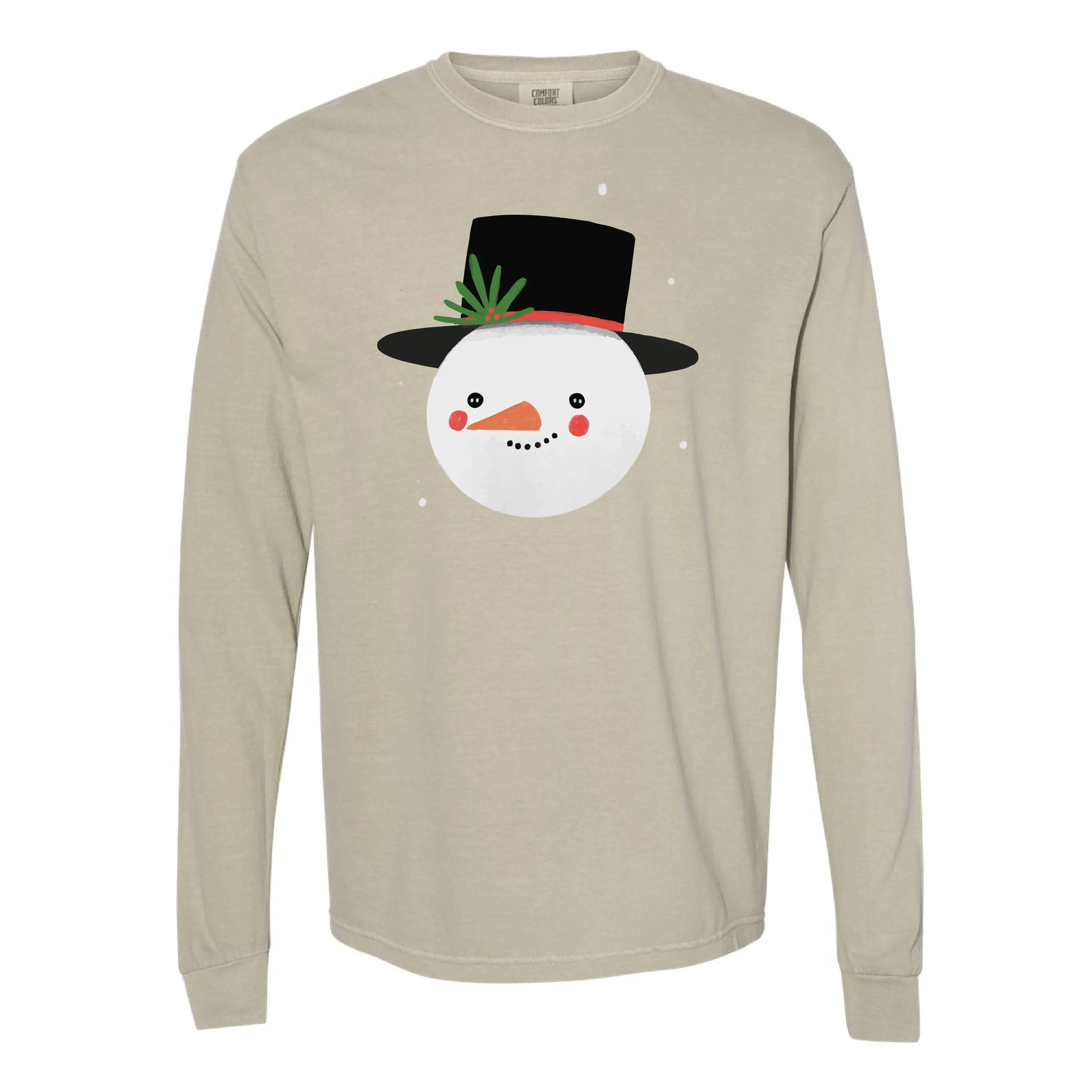 Frosty The Snowman - LONG SLEEVE Comfort Colors Tee