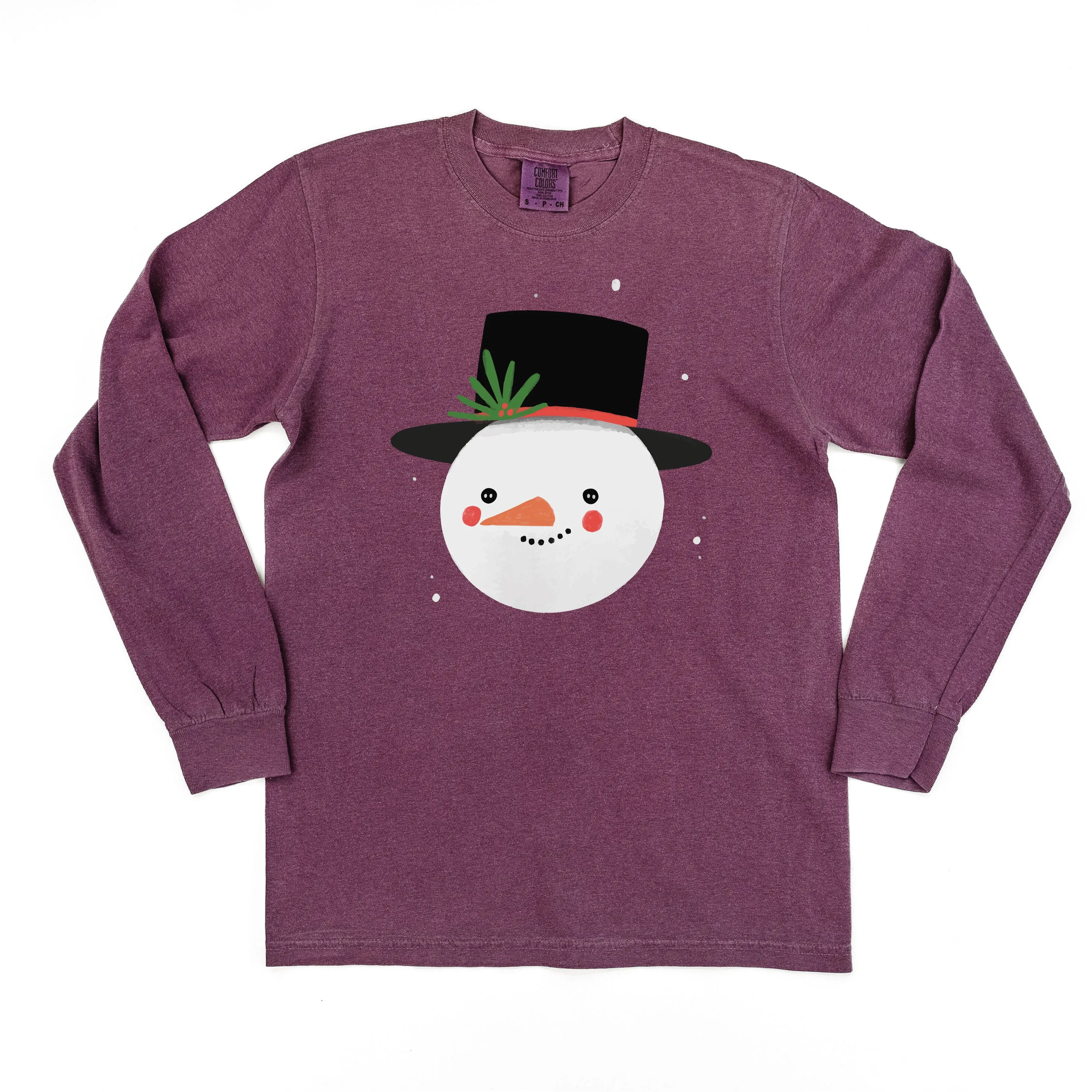 Frosty The Snowman - LONG SLEEVE Comfort Colors Tee