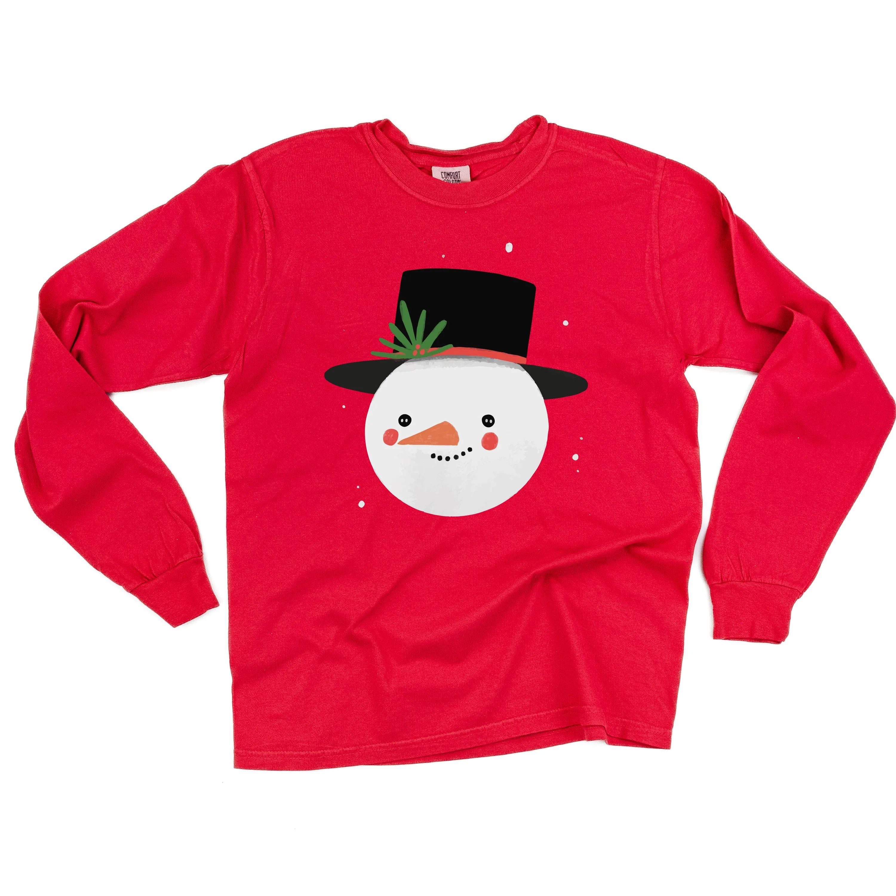 Frosty The Snowman - LONG SLEEVE Comfort Colors Tee