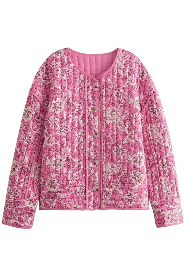 Garden Girly Quilted Jacket
