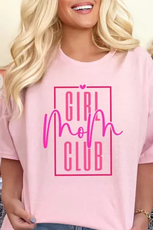 Girl Mom Club Short Sleeve Relaxed Fit T-Shirt