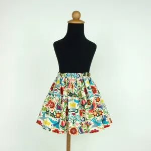 Girl's Paloma Doves Aline Skirt #GS-D478