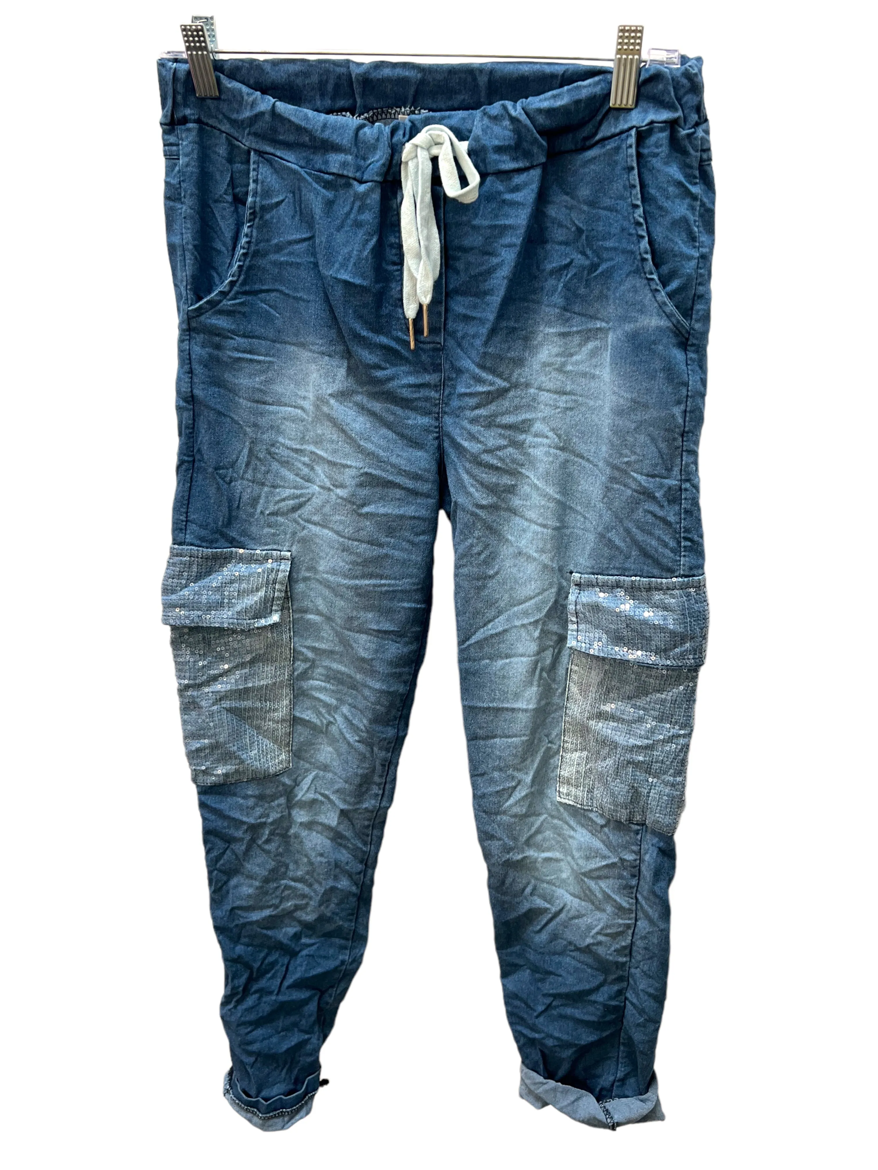 Glitter Cargo Pant BRAND BAZAR CARGOGLITTER