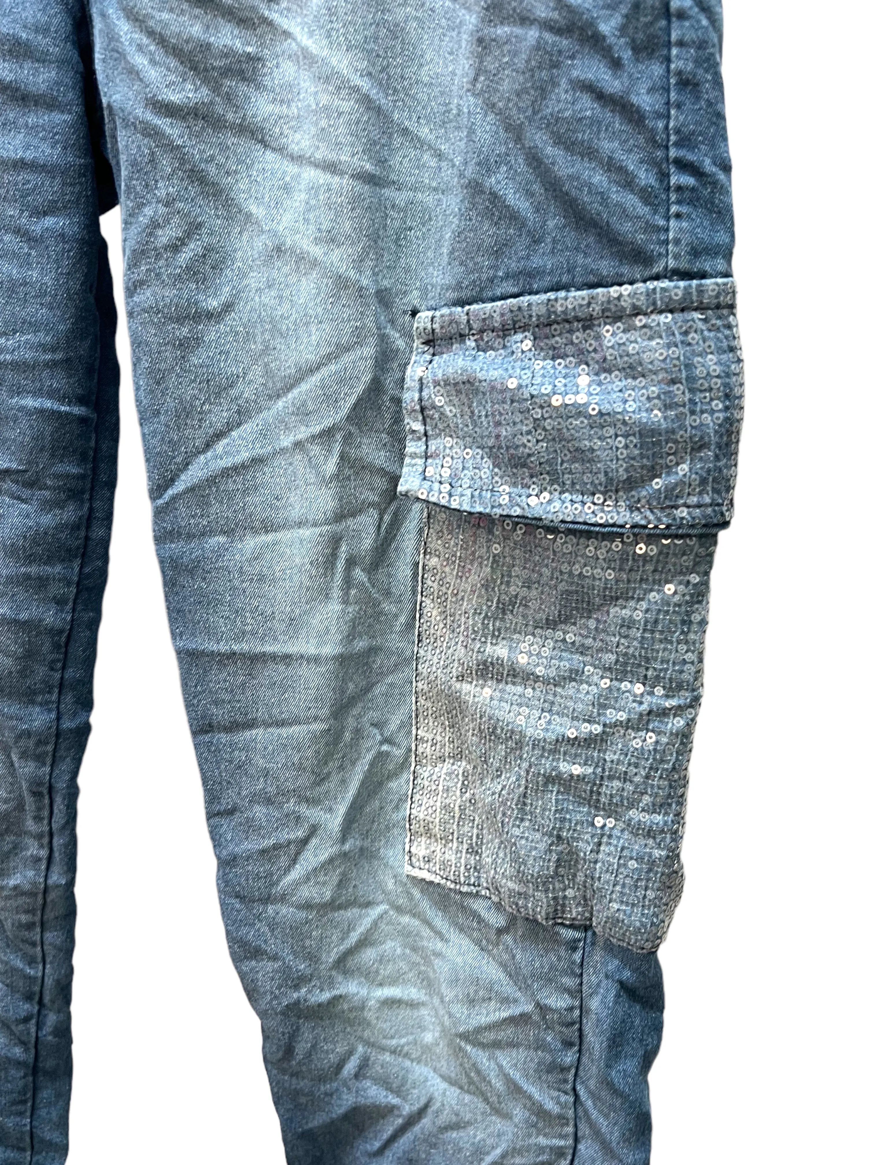 Glitter Cargo Pant BRAND BAZAR CARGOGLITTER
