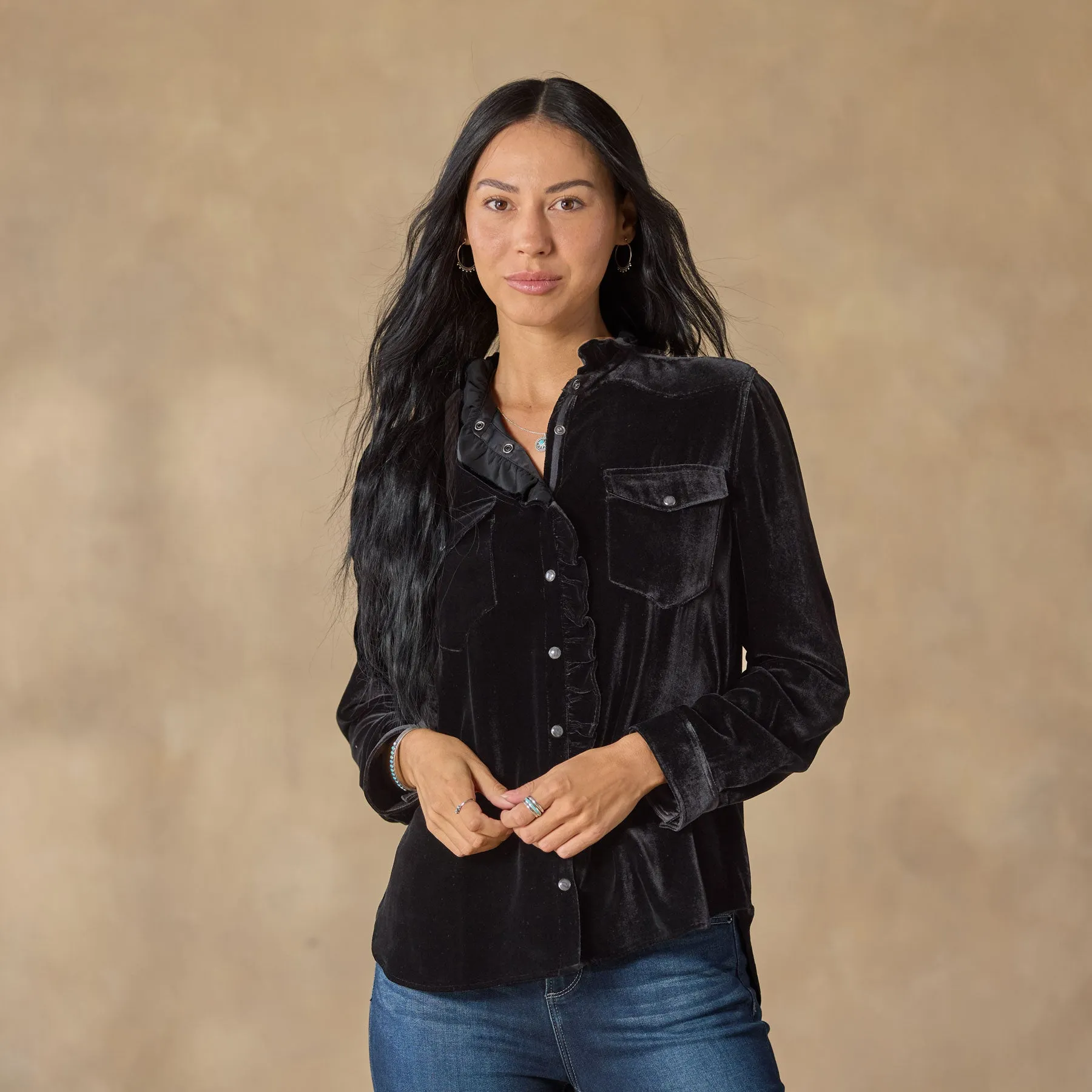 Gretel Velvet Shirt