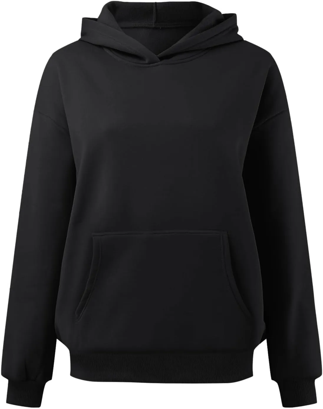 Hoodies for Women Plus Size Harajuku Sweatshirts Winter Plain Festival Long Sleeve Pullover Casual Fashion Sweatshirts