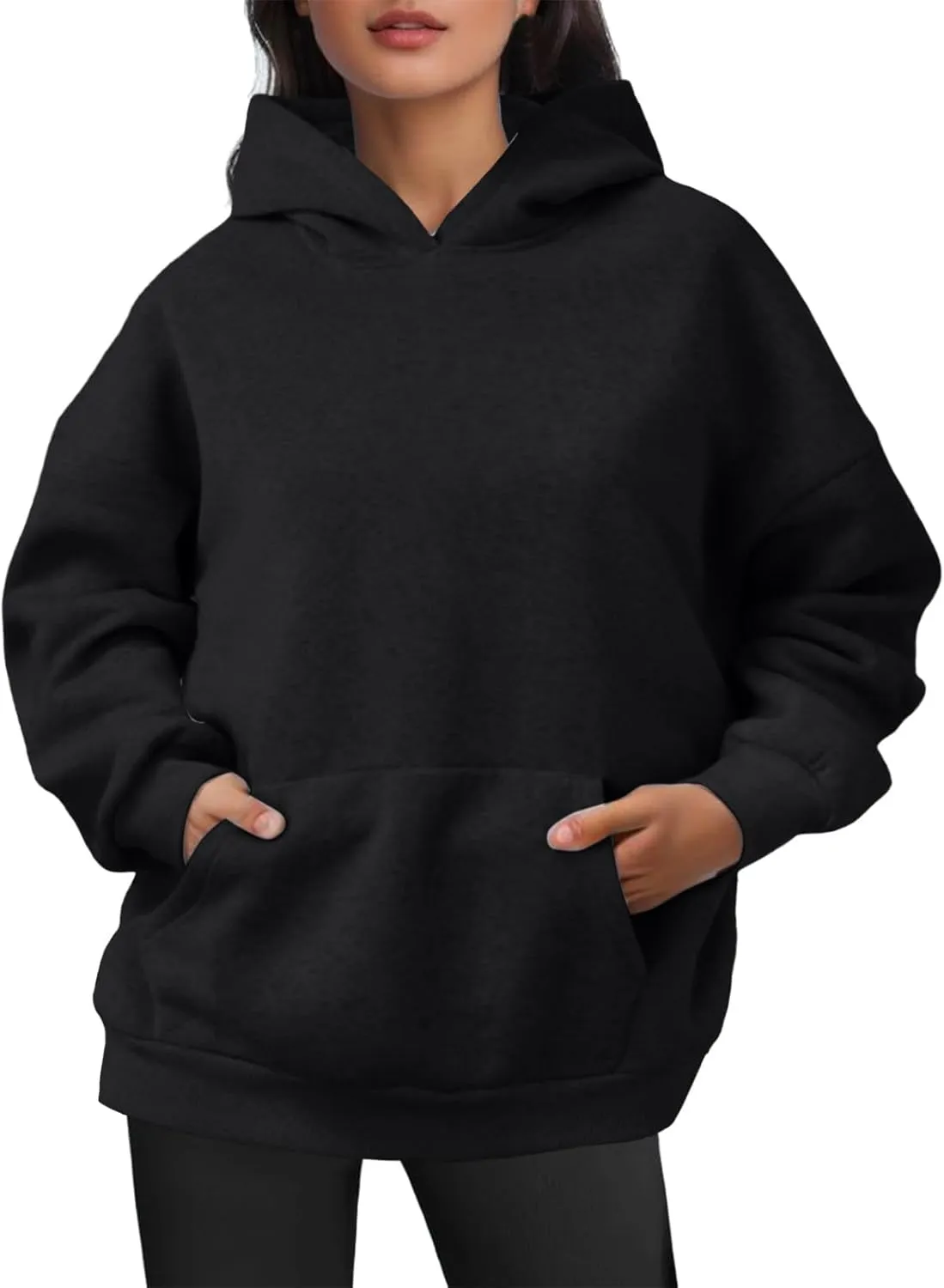 Hoodies for Women Plus Size Harajuku Sweatshirts Winter Plain Festival Long Sleeve Pullover Casual Fashion Sweatshirts