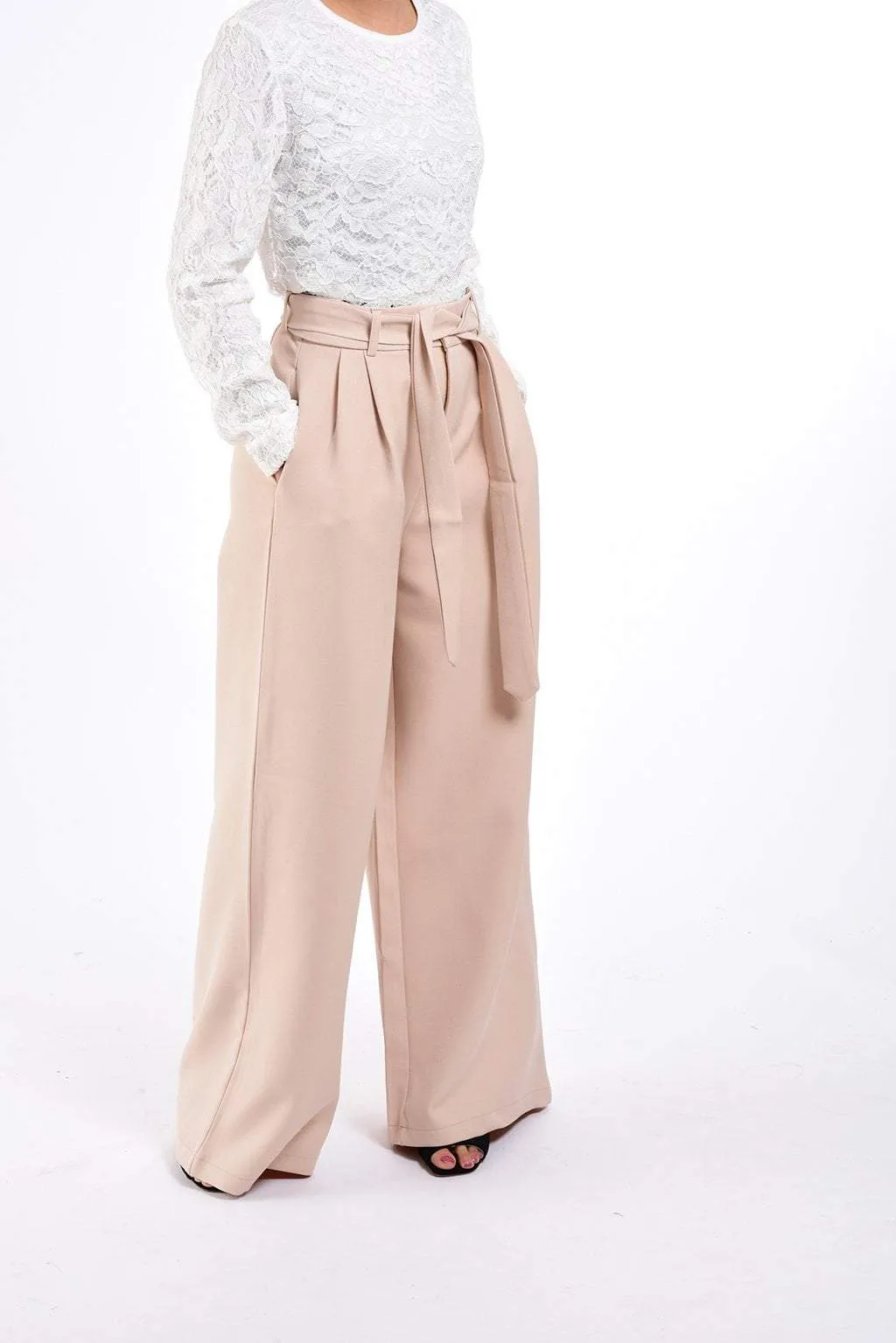 Ivory modest trousers