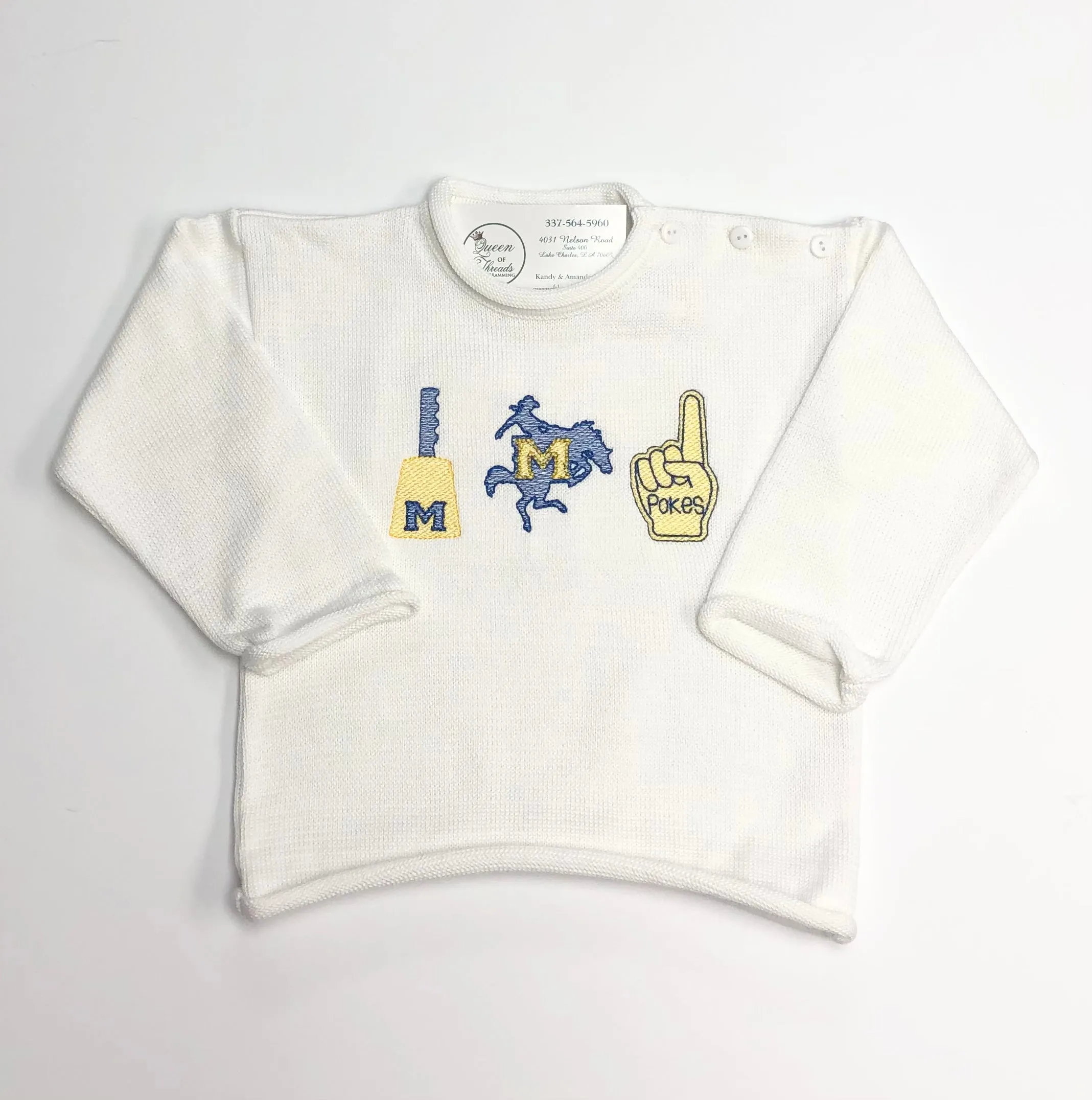 Ivory Roll Neck Sweater