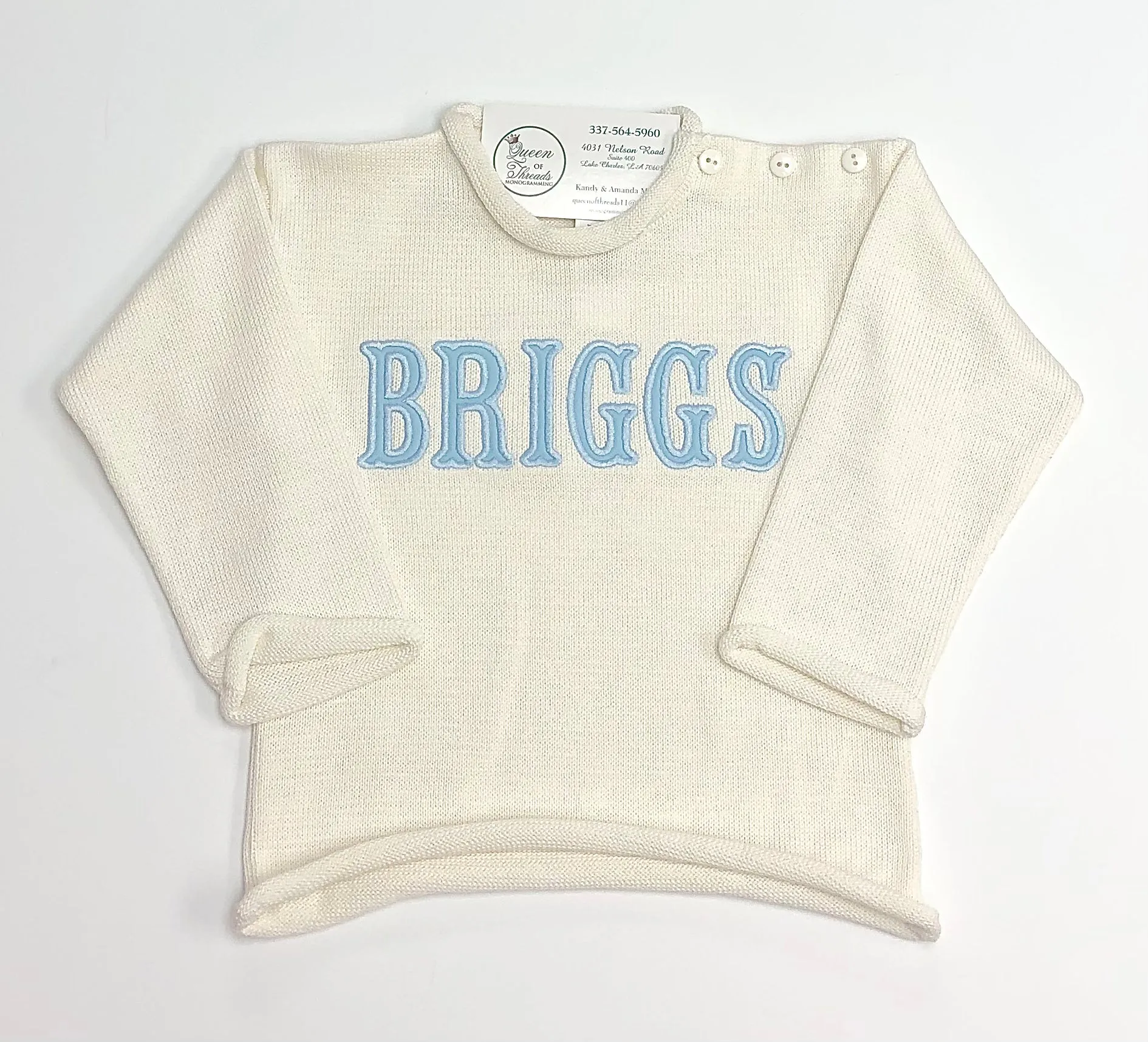 Ivory Roll Neck Sweater
