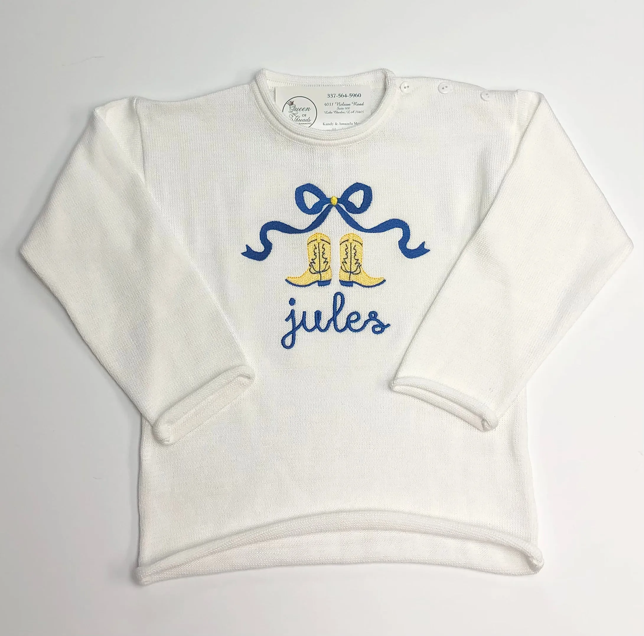 Ivory Roll Neck Sweater