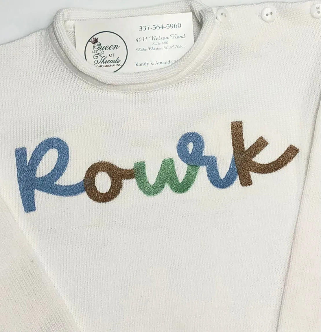 Ivory Roll Neck Sweater