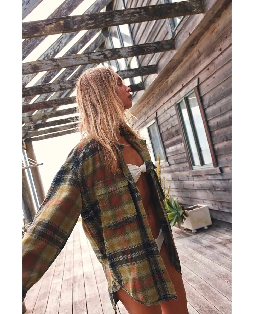 Izzie Cargo Shirt Olive Combo