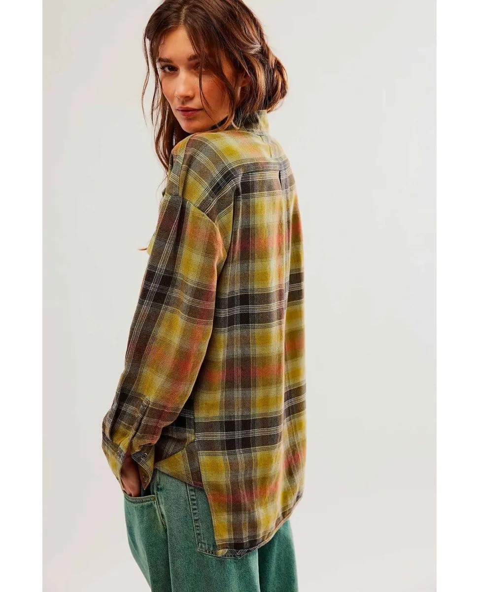 Izzie Cargo Shirt Olive Combo
