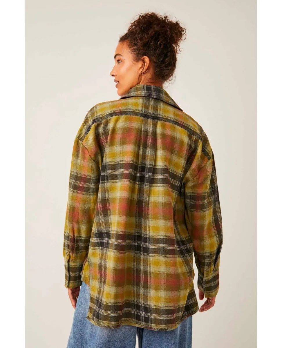 Izzie Cargo Shirt Olive Combo